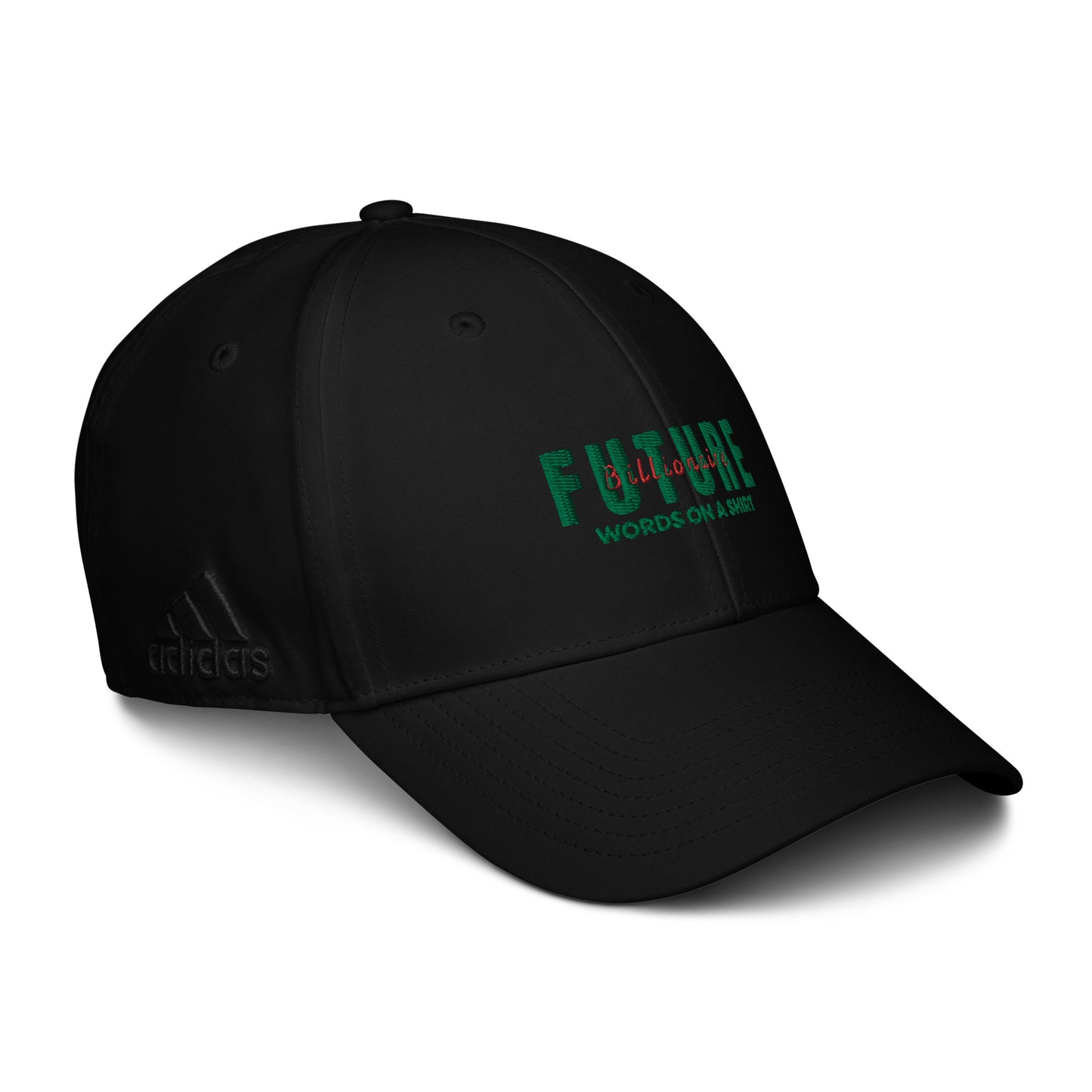 "Unleash your inner Future Billionaire with this playful adidas dad hat. The timeless style and adjustable snapback closure make it both comfortable and stylish. Perfect for those who don't take themselves too seriously!"
