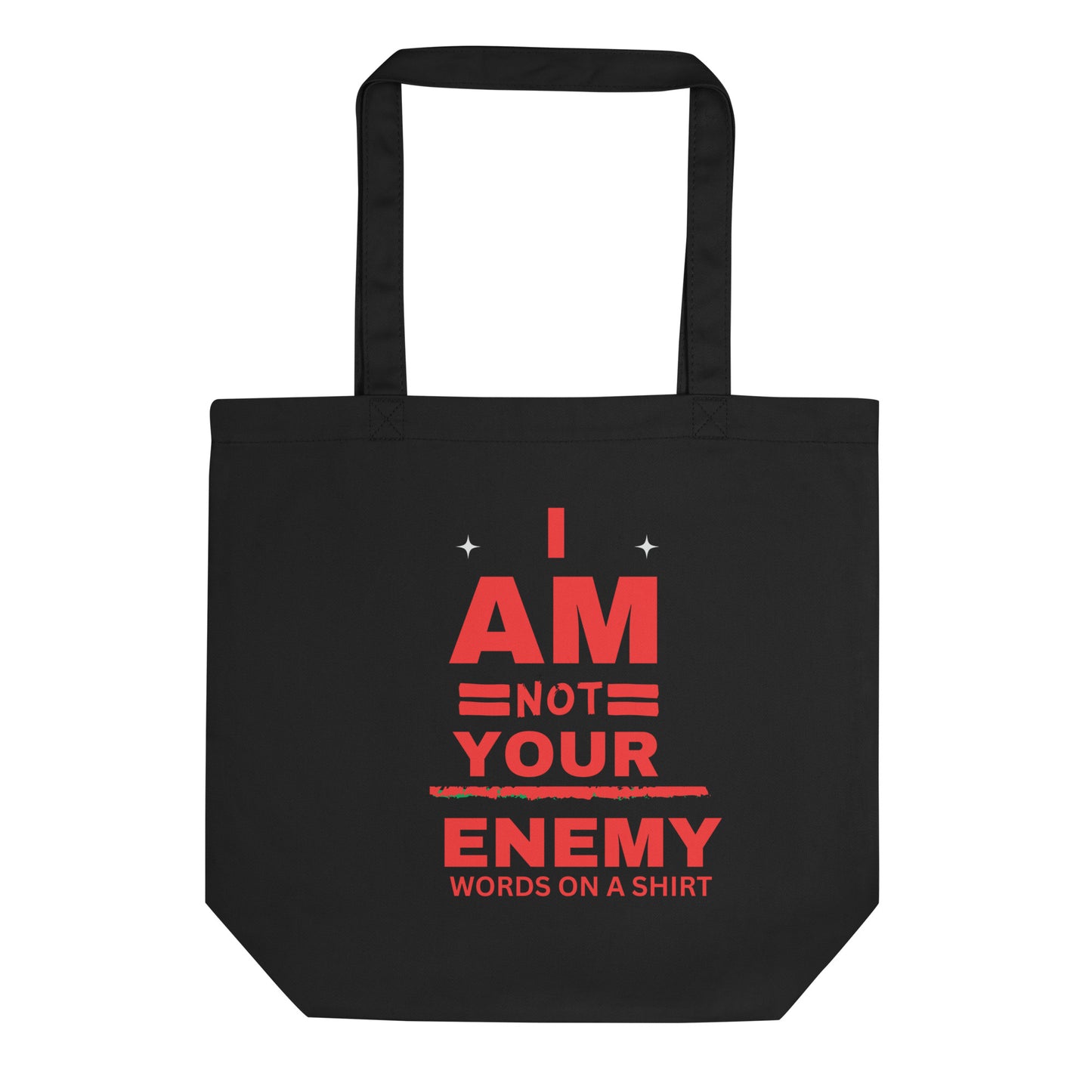 Forget plastic and tote your things in style with this organic cotton tote bag. Carry all your must-haves, groceries, and books - without a single enemy in sight!
