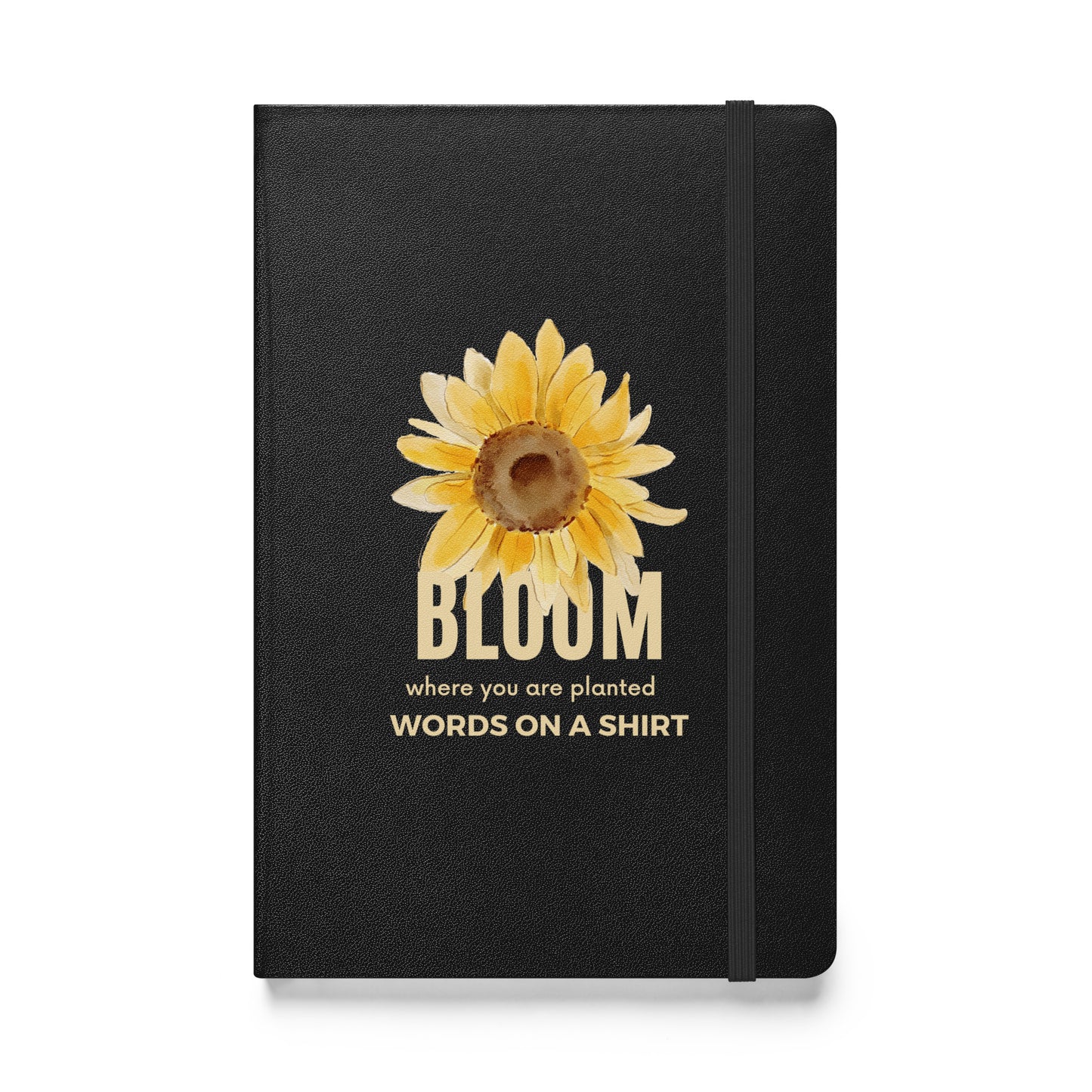 Unleash your creativity and ideas with this stylish hardcover notebook! 80 cream-colored lined pages are perfect to scribble your deepest thoughts. Keep your notes and business cards secure in the expandable inner pocket. Don't forget the extra ribbon page marker, so you can always find that page you were on! 'Bloom Where You Are Planted!' and get your words down on paper.