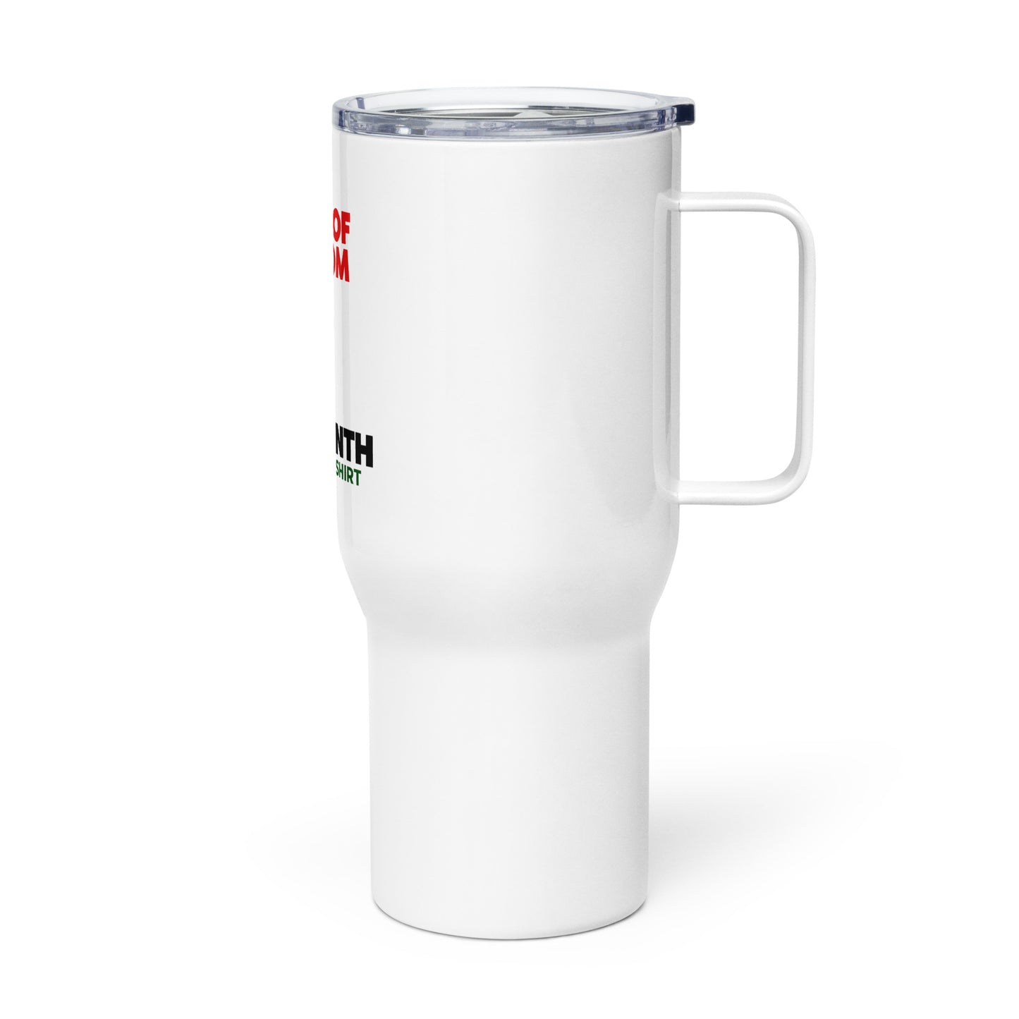 Travel Mug With Handle-Juneteenth