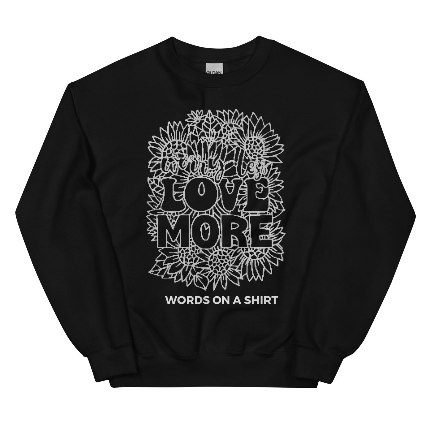 Stay warm and cozy in the colder months with this durable sweatshirt. Its classic, pre-shrunk fit and air-jet spun yarn provide a soft feel and reduced pilling. Spread the message of love with Love More.
