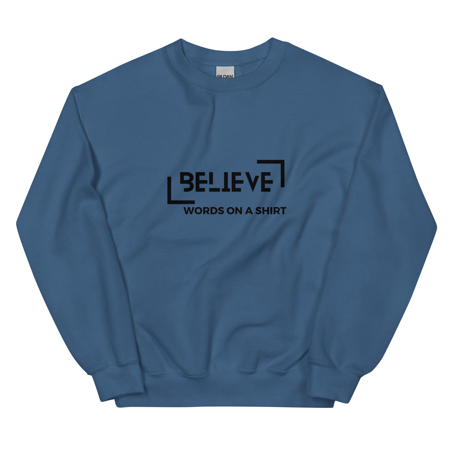 A toasty, pre-shrunk, classic-fit sweat shirt that'll keep you toasty during the coldest months. Crafted from air-jet spun yarn for a ultra-soft feel and limited pilling, this trusty sweatshirt can be found in our Believe collection.