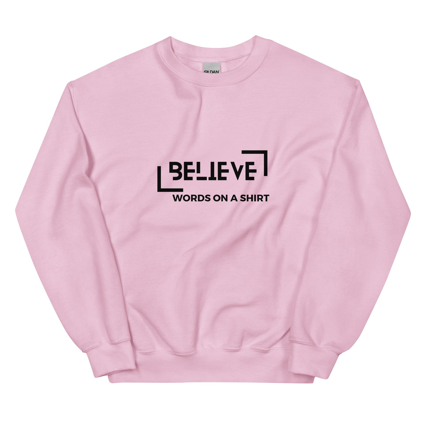 A toasty, pre-shrunk, classic-fit sweat shirt that'll keep you toasty during the coldest months. Crafted from air-jet spun yarn for a ultra-soft feel and limited pilling, this trusty sweatshirt can be found in our Believe collection.