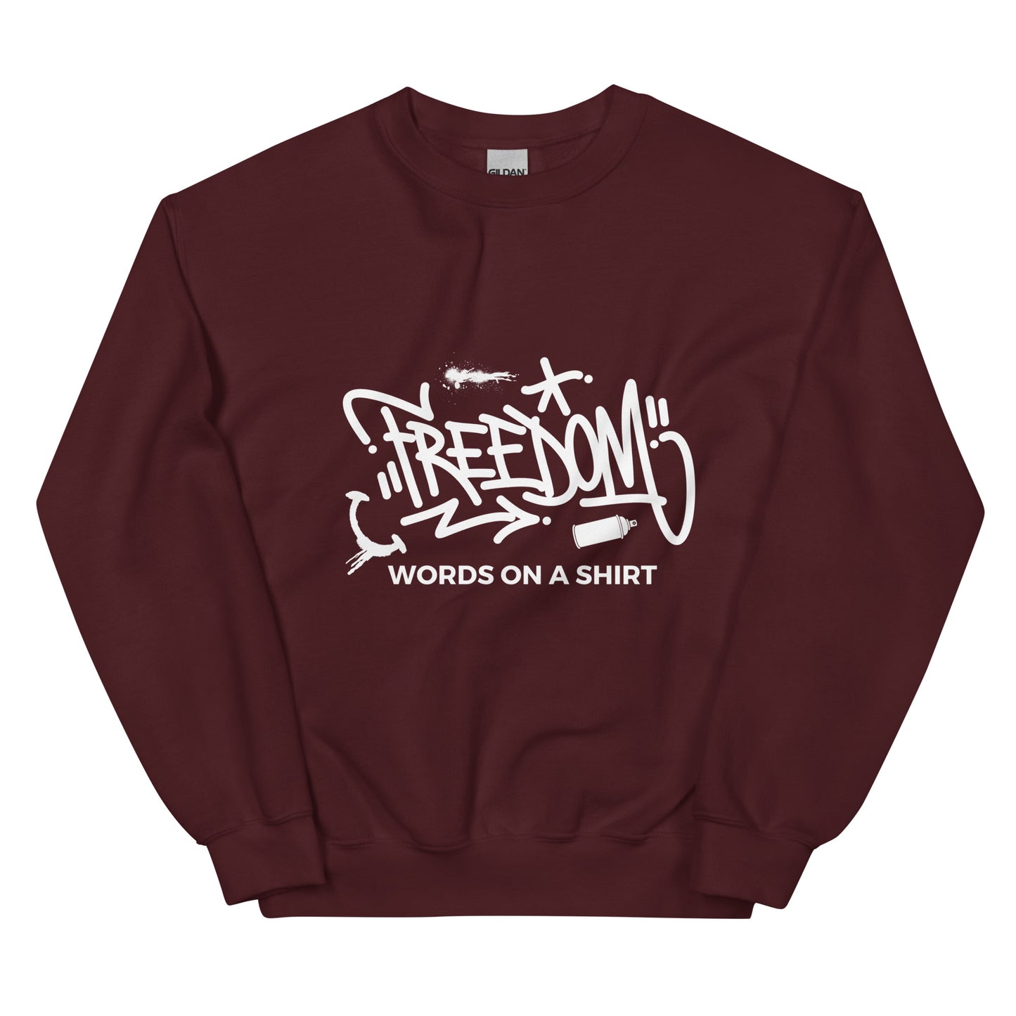 Get ready to feel the Freedom with this comfy and durable sweatshirt! Perfect for chilly months, it's pre-shrunk and features a classic fit. Plus, the air-jet spun yarn gives it a soft touch and long-lasting wear.
