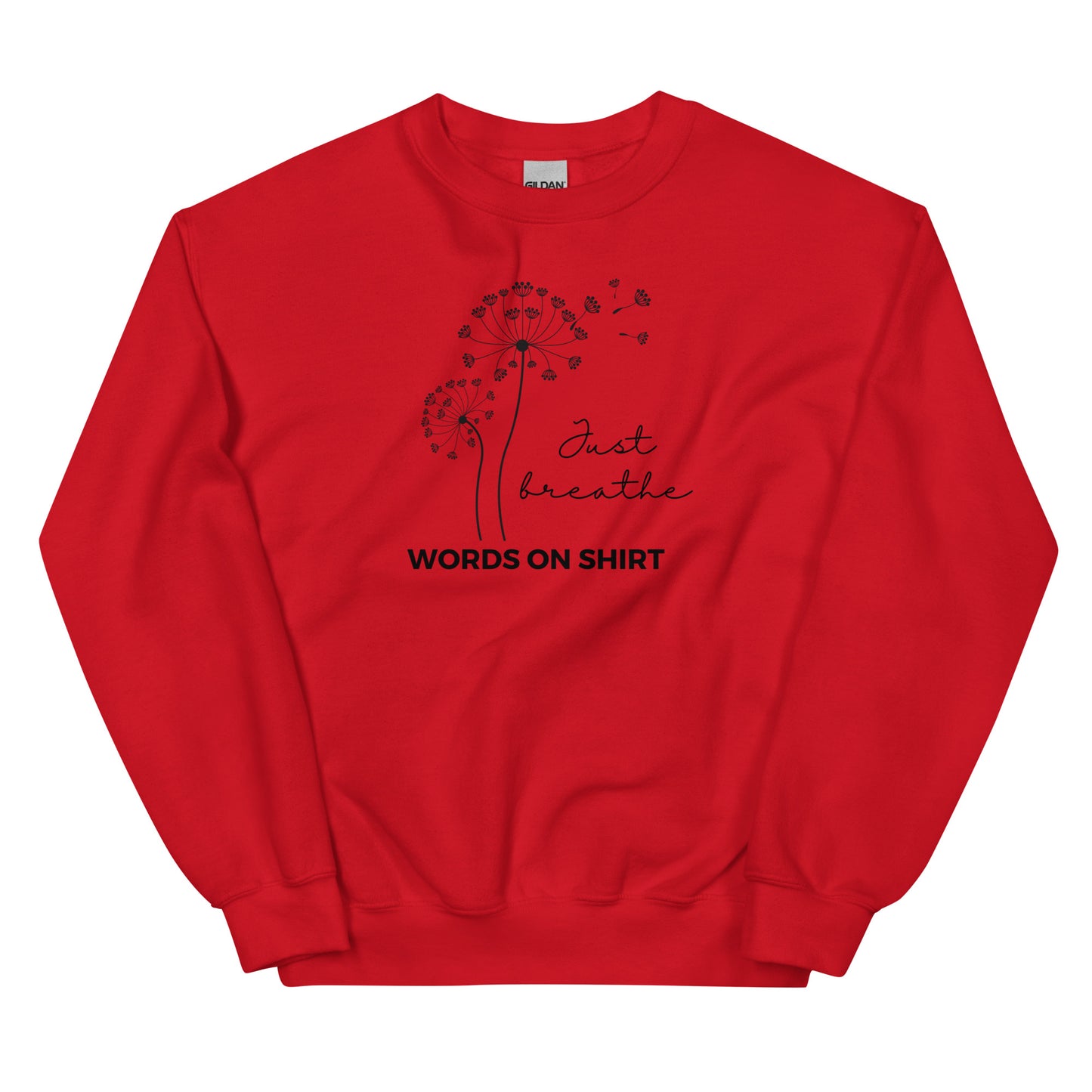 A sturdy and warm sweatshirt bound to keep you warm in the colder months. A pre-shrunk, classic fit sweater that's made with air-jet spun yarn for a soft feel and reduced pilling. Just Breathe!