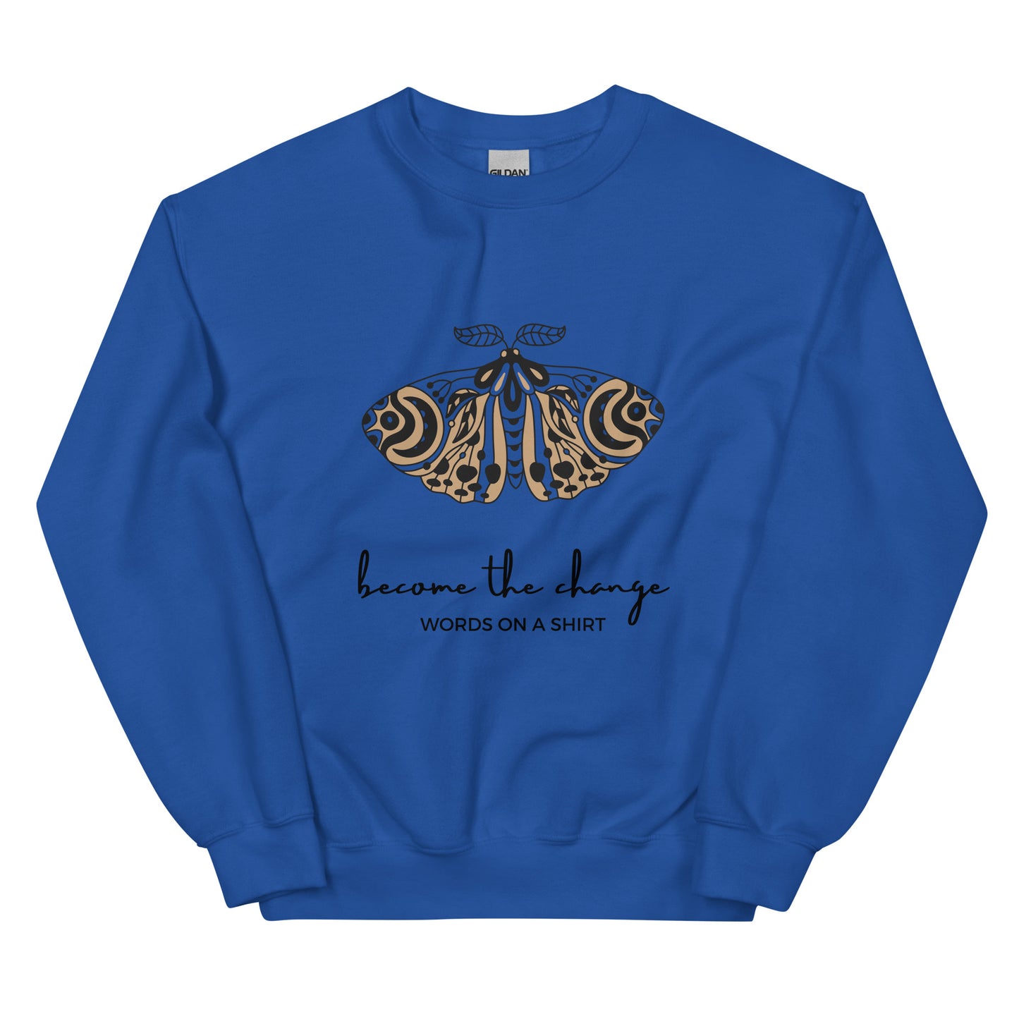 Let your inner truth shine with this comfy unisex sweatshirt! With a classic fit and a unique inspirational design, you'll look and feel your best at the same time. Plus, the pre-shrunk, yarn-spun fabric will keep you warm and cozy all season long. Change the world with style!