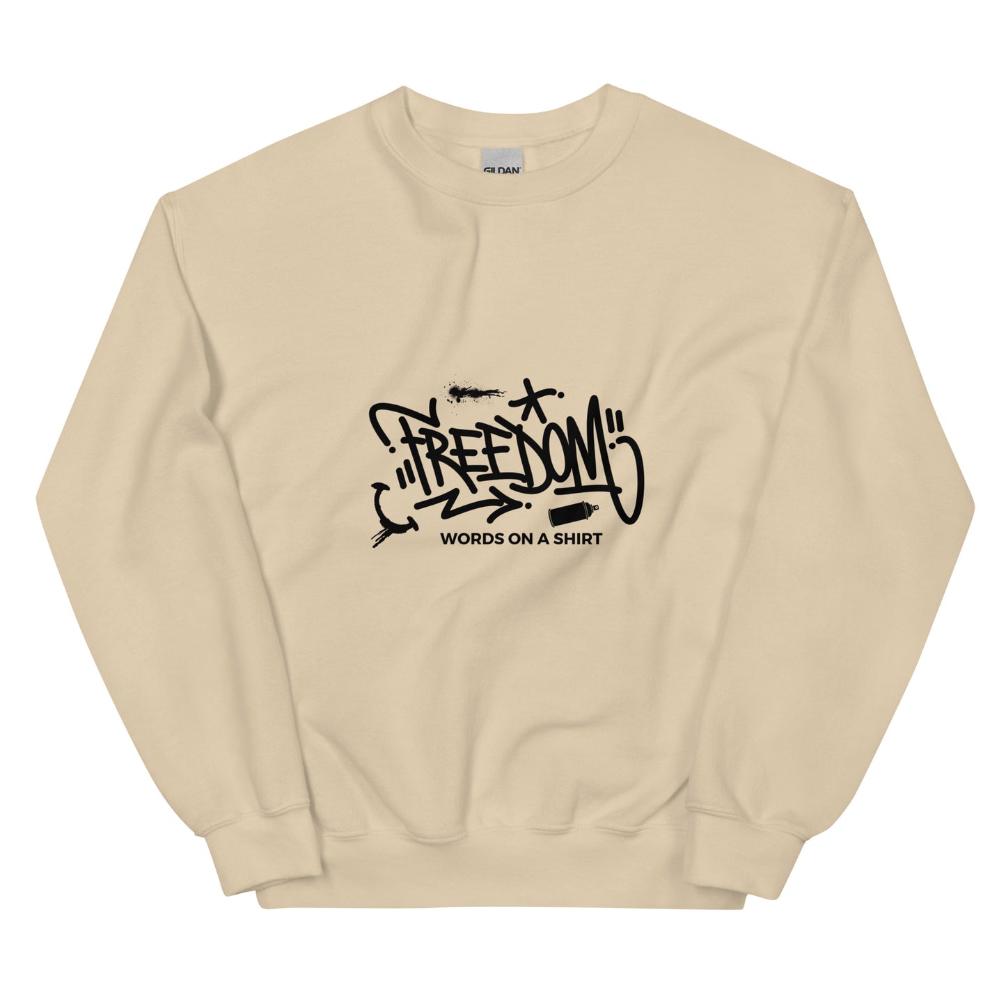 Get ready to feel the Freedom with this comfy and durable sweatshirt! Perfect for chilly months, it's pre-shrunk and features a classic fit. Plus, the air-jet spun yarn gives it a soft touch and long-lasting wear.