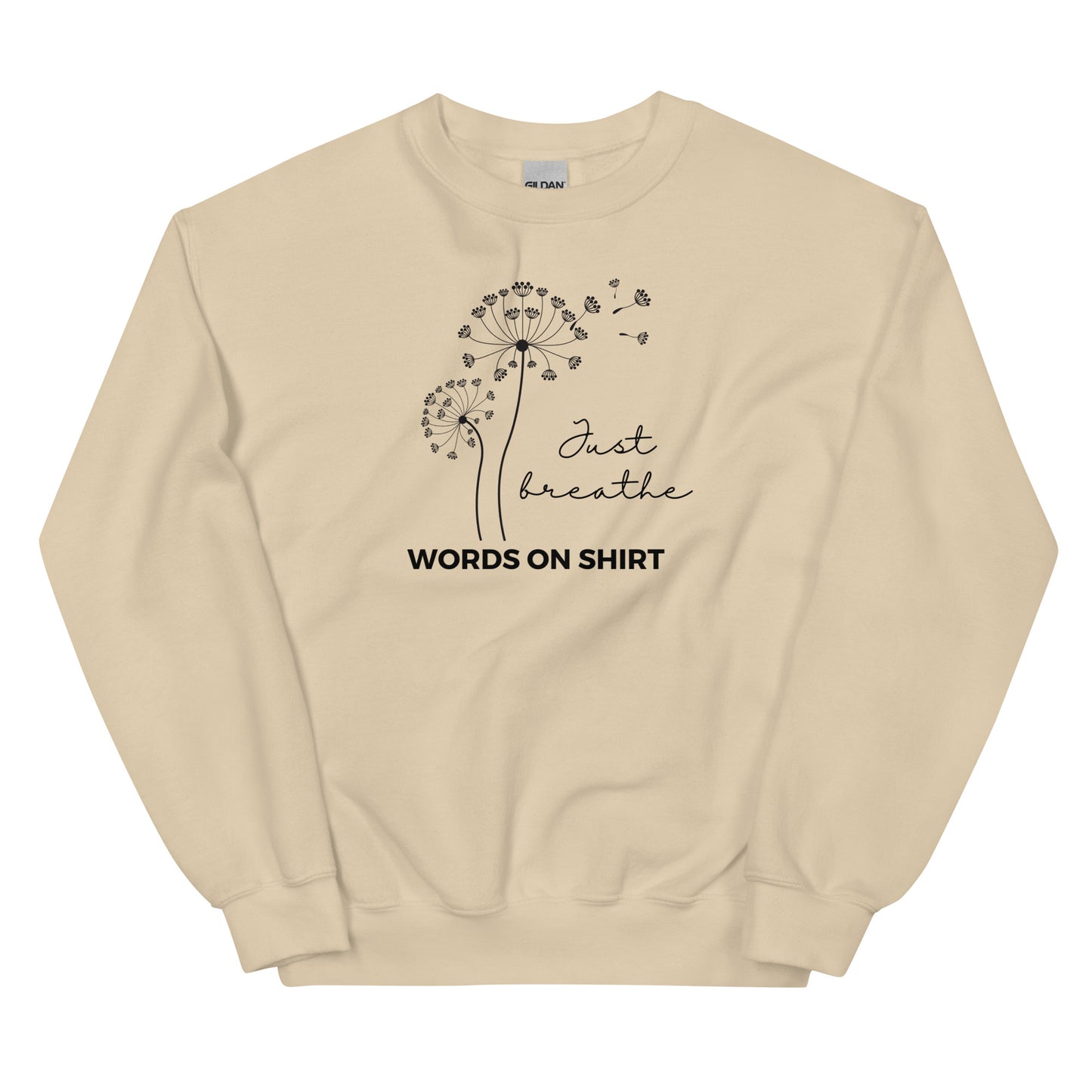 A sturdy and warm sweatshirt bound to keep you warm in the colder months. A pre-shrunk, classic fit sweater that's made with air-jet spun yarn for a soft feel and reduced pilling. Just Breathe!