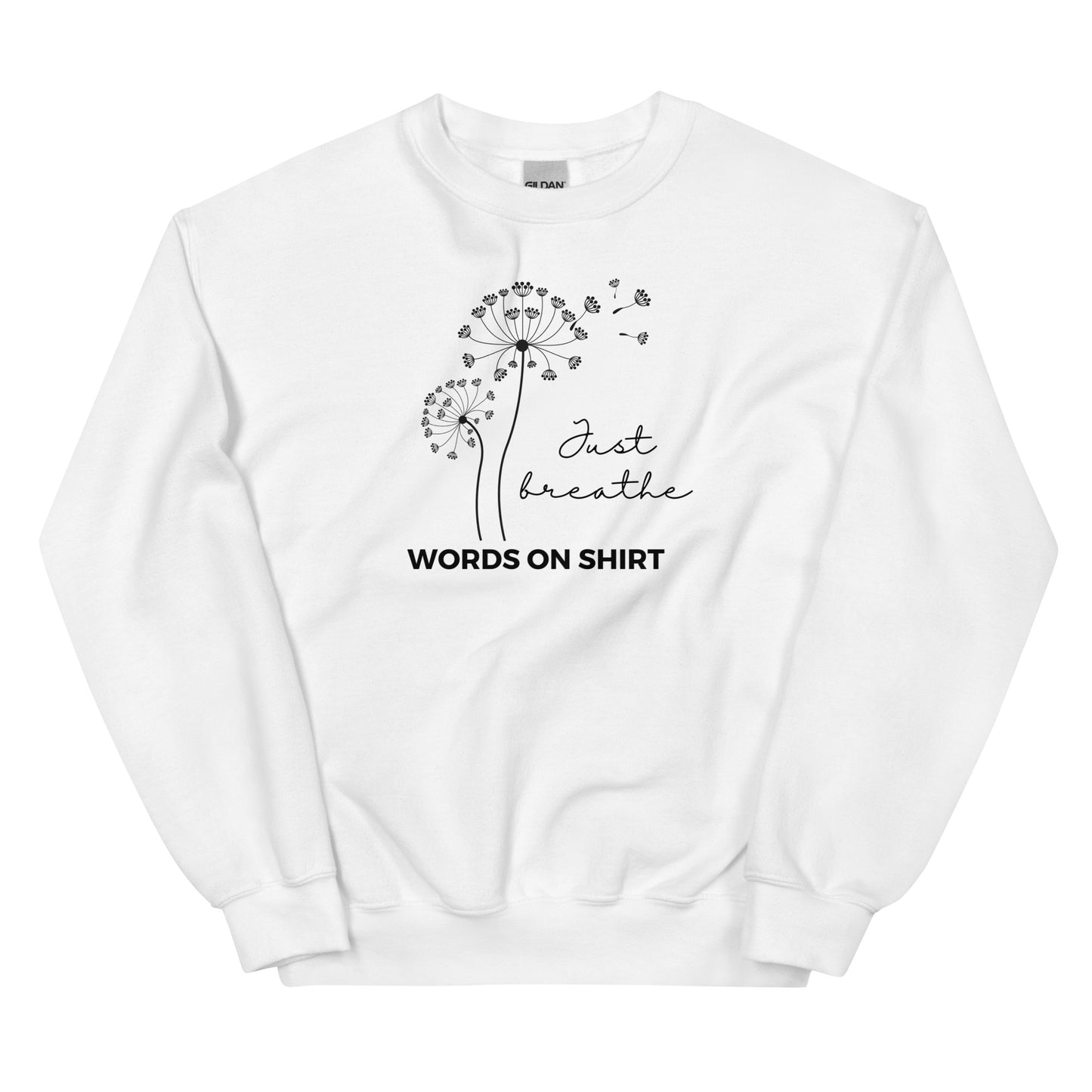 A sturdy and warm sweatshirt bound to keep you warm in the colder months. A pre-shrunk, classic fit sweater that's made with air-jet spun yarn for a soft feel and reduced pilling. Just Breathe!