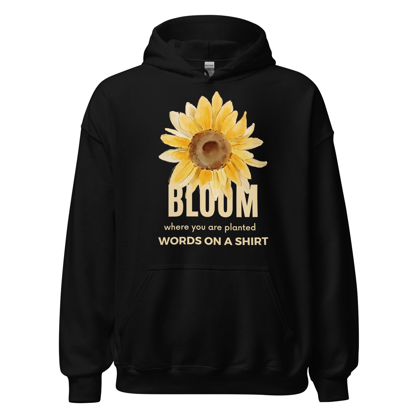 Snuggle into this cozy unisex hoodie - its soft fabric, smooth finish, and stylish finish make it the perfect choice for those cooler nights. Let Bloom Where You Are Planted remind you to embrace life right where you are!