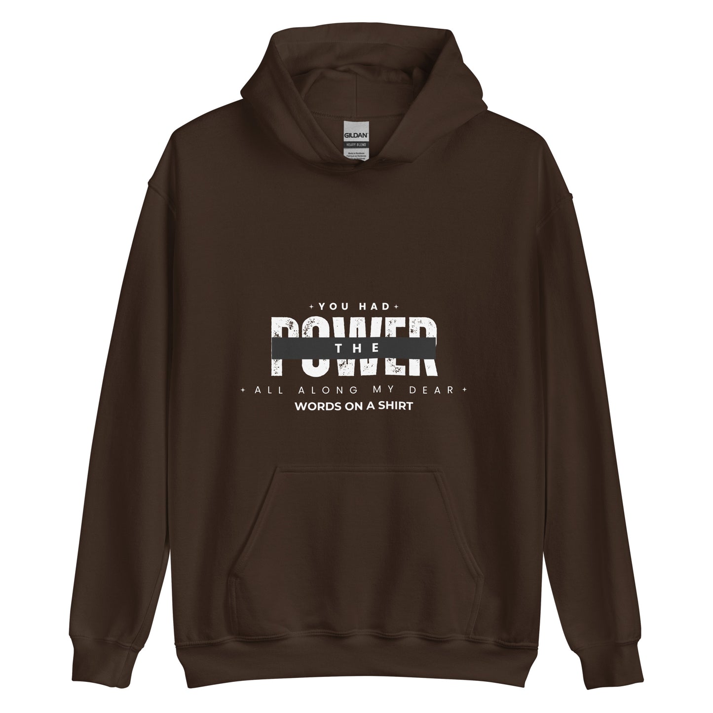Get ready to cozy up in the ultimate hoodie! This one's soft, sleek, and effortlessly cool for those chilly nights. Remember Glenda the good witch from the North's wise words: "You had the power all along my dear."
