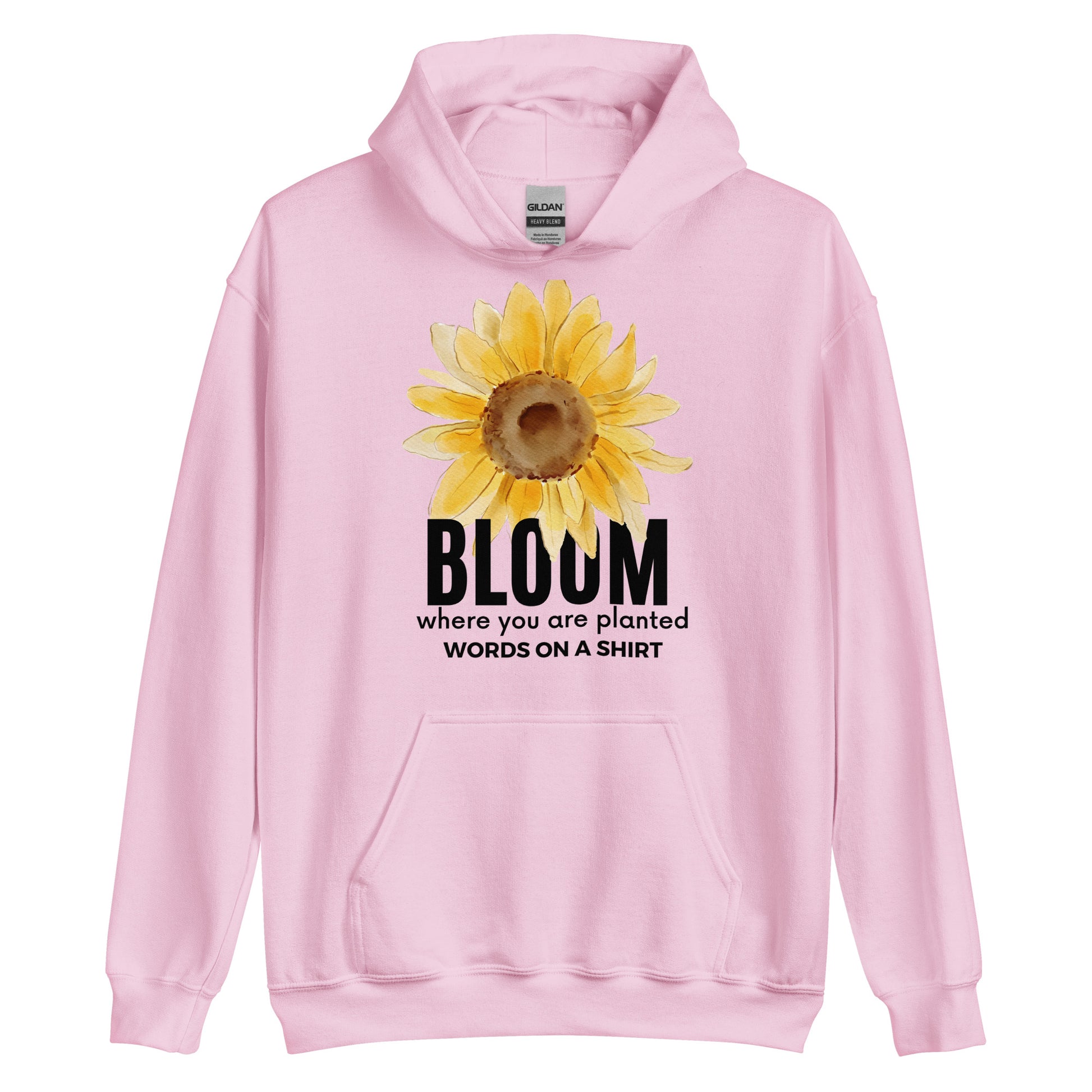 Snuggle into this cozy unisex hoodie - its soft fabric, smooth finish, and stylish finish make it the perfect choice for those cooler nights. Let Bloom Where You Are Planted remind you to embrace life right where you are!