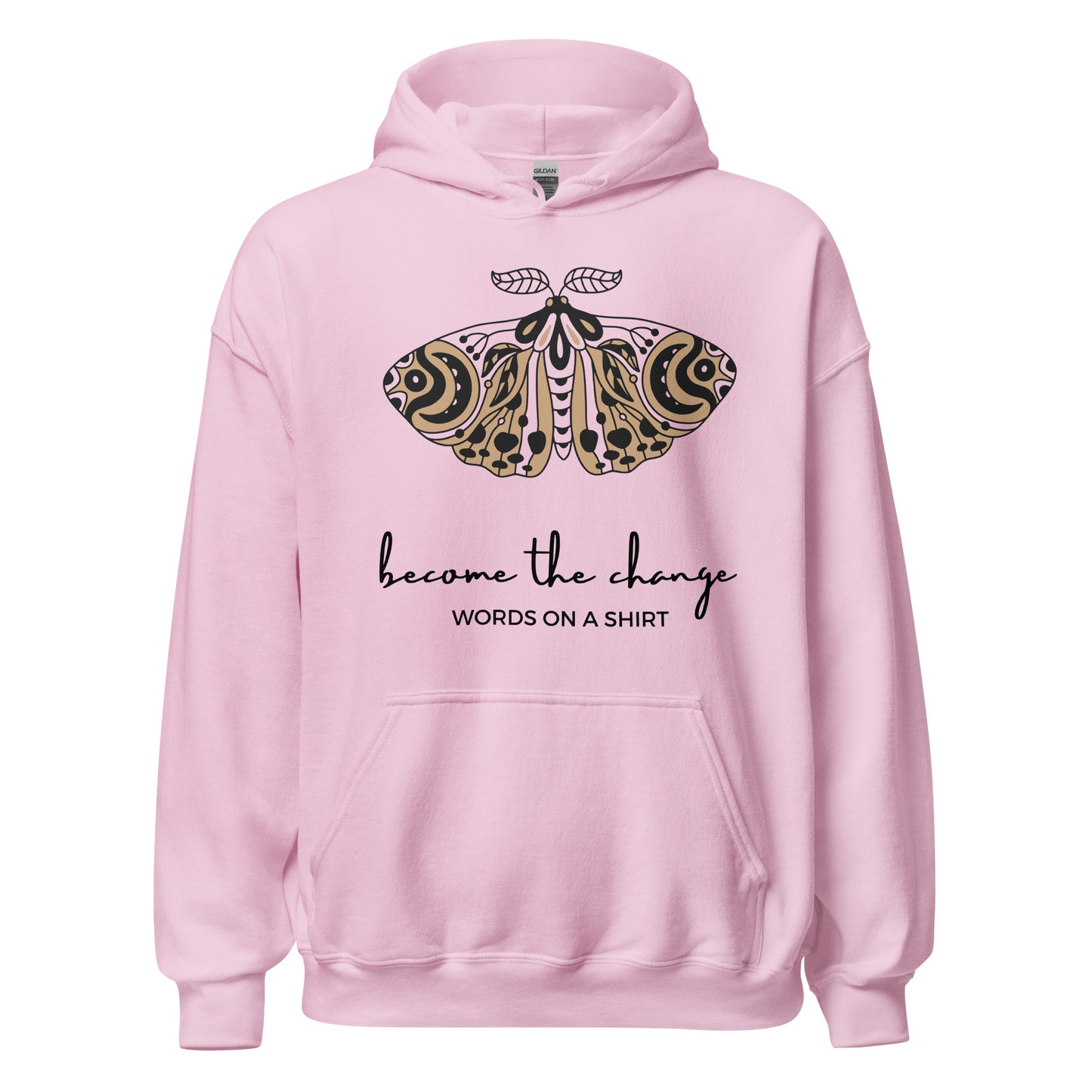 This unisex hoodie is perfect for any change-maker! With a soft, smooth and stylish feel, it's the perfect piece of apparel for chillier nights. Wrap yourself up in this fashionable hoodie and show the world you're ready to Become The Change.