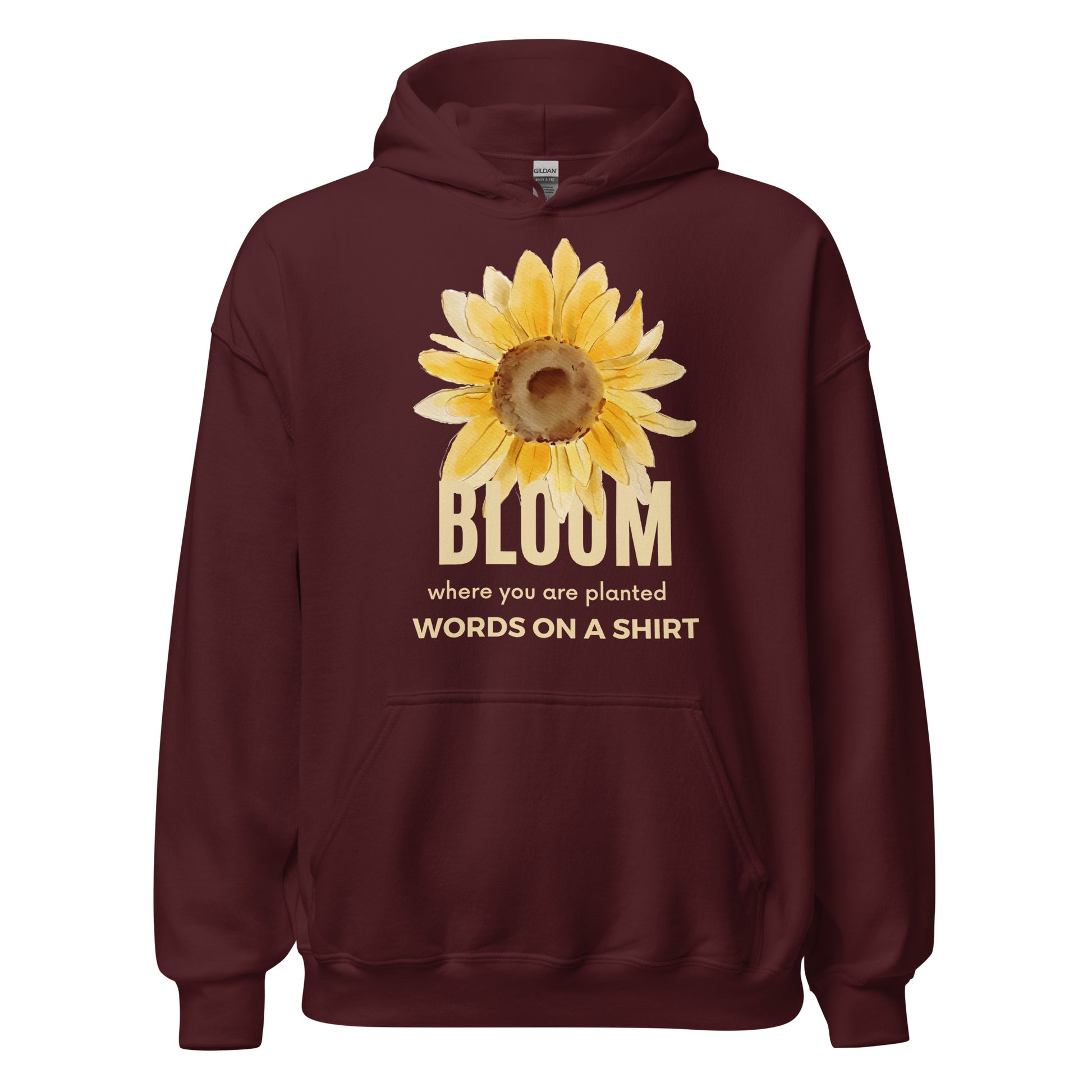 Snuggle into this cozy unisex hoodie - its soft fabric, smooth finish, and stylish finish make it the perfect choice for those cooler nights. Let Bloom Where You Are Planted remind you to embrace life right where you are!