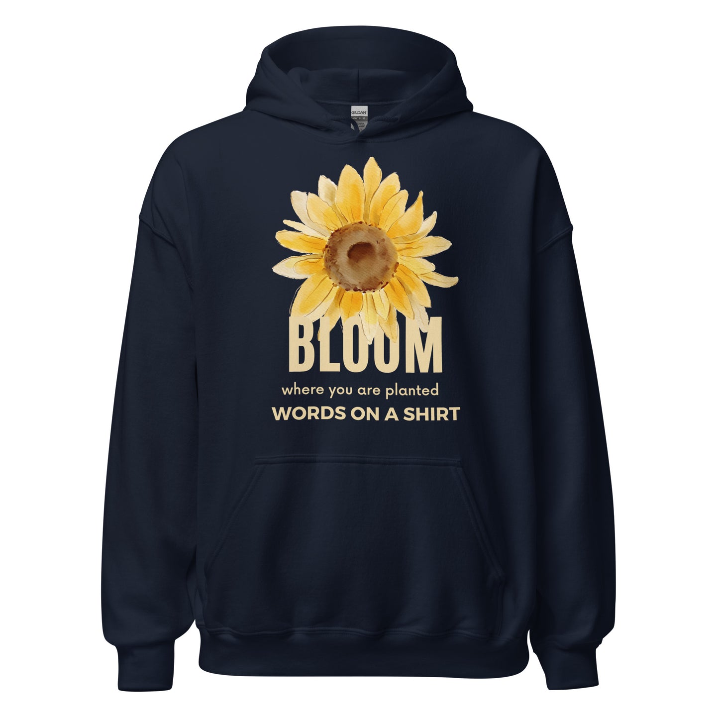 Snuggle into this cozy unisex hoodie - its soft fabric, smooth finish, and stylish finish make it the perfect choice for those cooler nights. Let Bloom Where You Are Planted remind you to embrace life right where you are!
