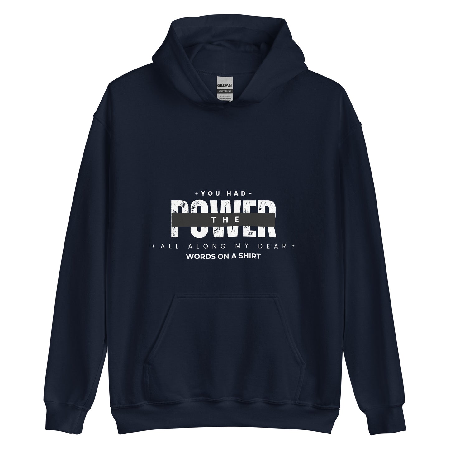Get ready to cozy up in the ultimate hoodie! This one's soft, sleek, and effortlessly cool for those chilly nights. Remember Glenda the good witch from the North's wise words: "You had the power all along my dear."