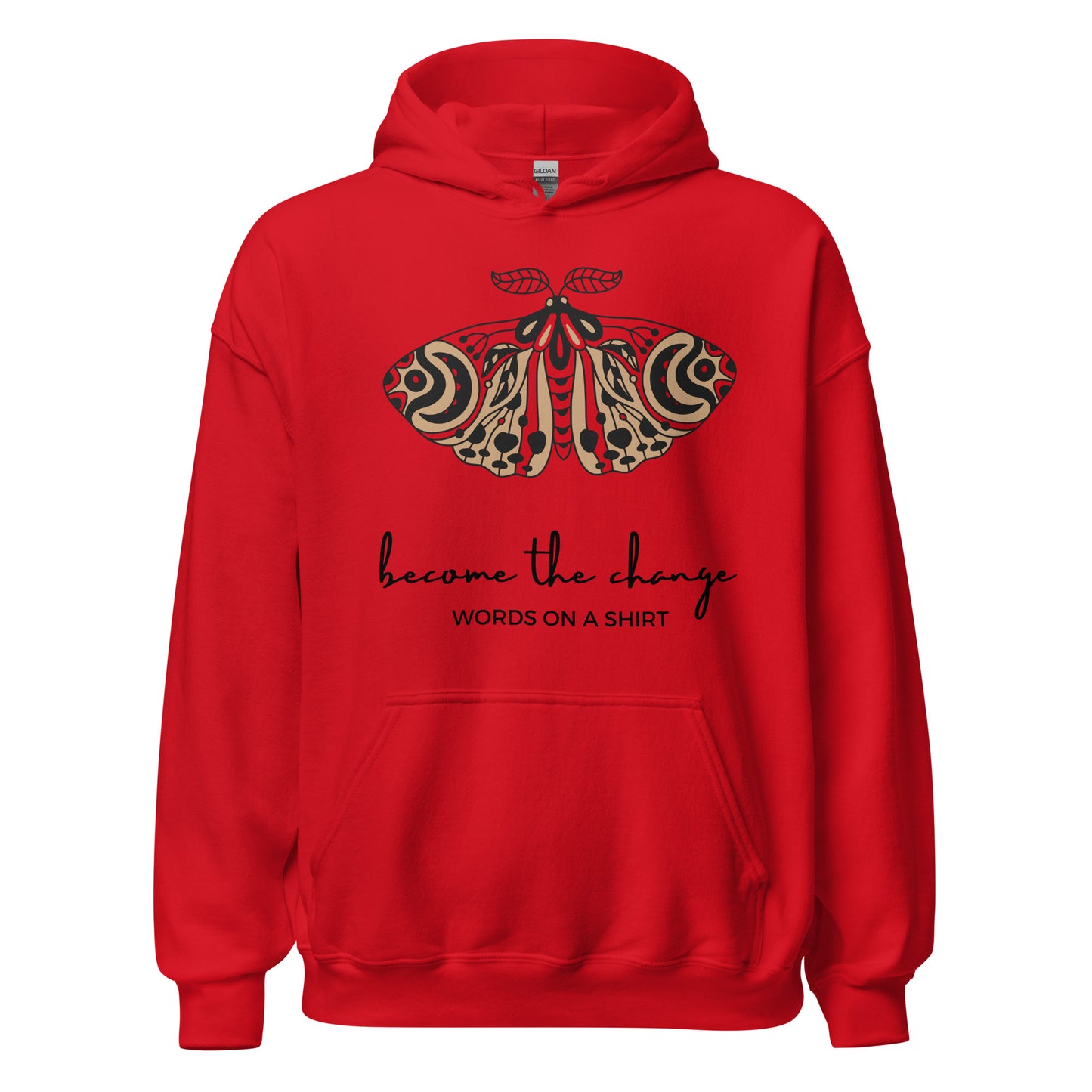 Product This unisex hoodie is perfect for any change-maker! With a soft, smooth and stylish feel, it's the perfect piece of apparel for chillier nights. Wrap yourself up in this fashionable hoodie and show the world you're ready to Become The Change.