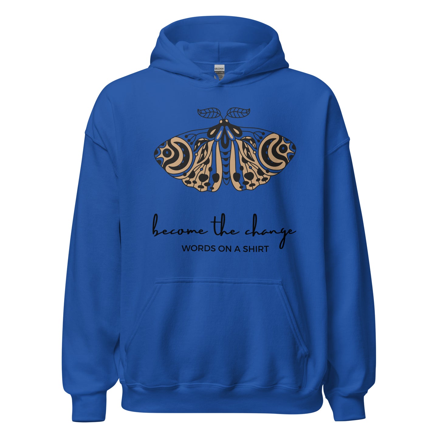 This unisex hoodie is perfect for any change-maker! With a soft, smooth and stylish feel, it's the perfect piece of apparel for chillier nights. Wrap yourself up in this fashionable hoodie and show the world you're ready to Become The Change.