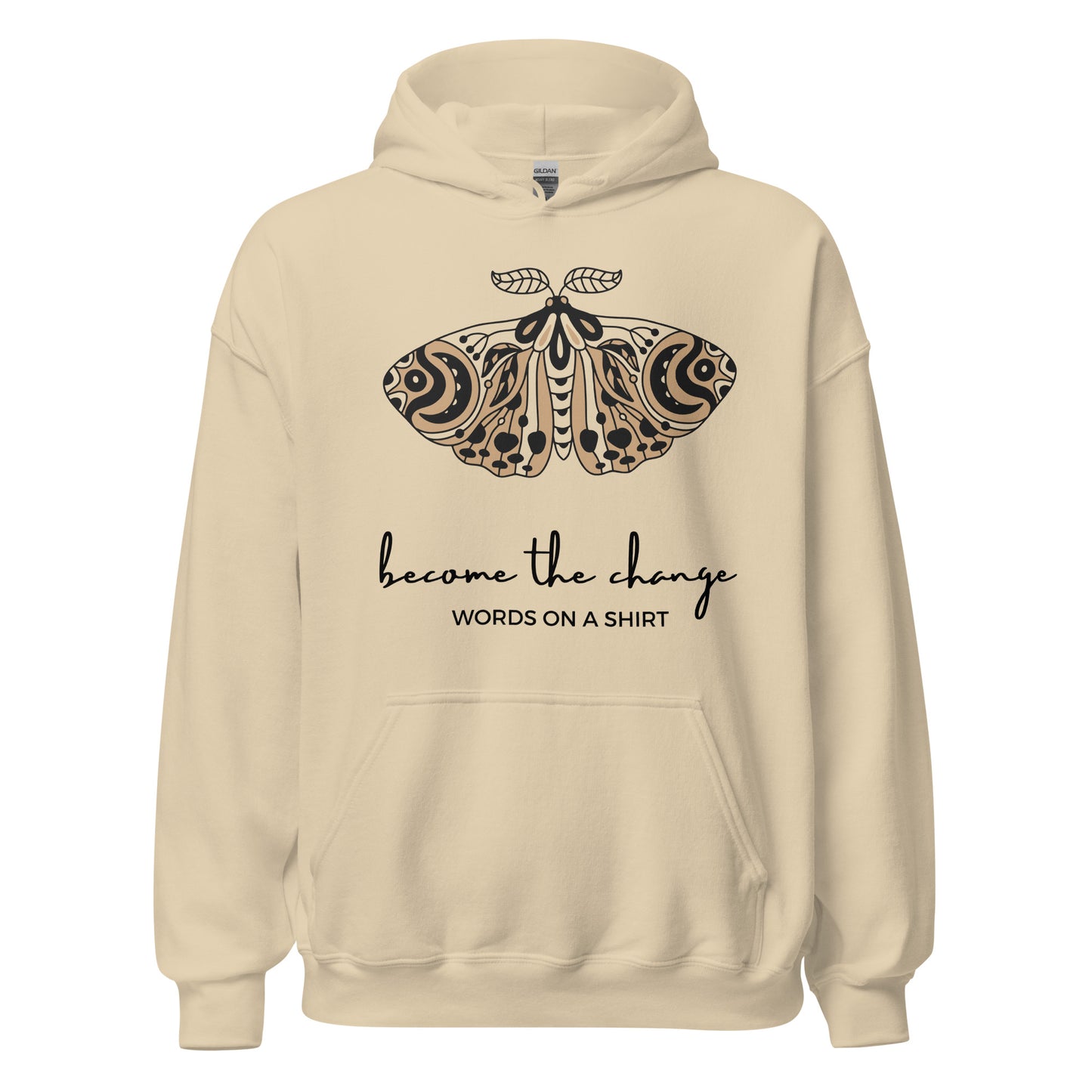 This unisex hoodie is perfect for any change-maker! With a soft, smooth and stylish feel, it's the perfect piece of apparel for chillier nights. Wrap yourself up in this fashionable hoodie and show the world you're ready to Become The Change.