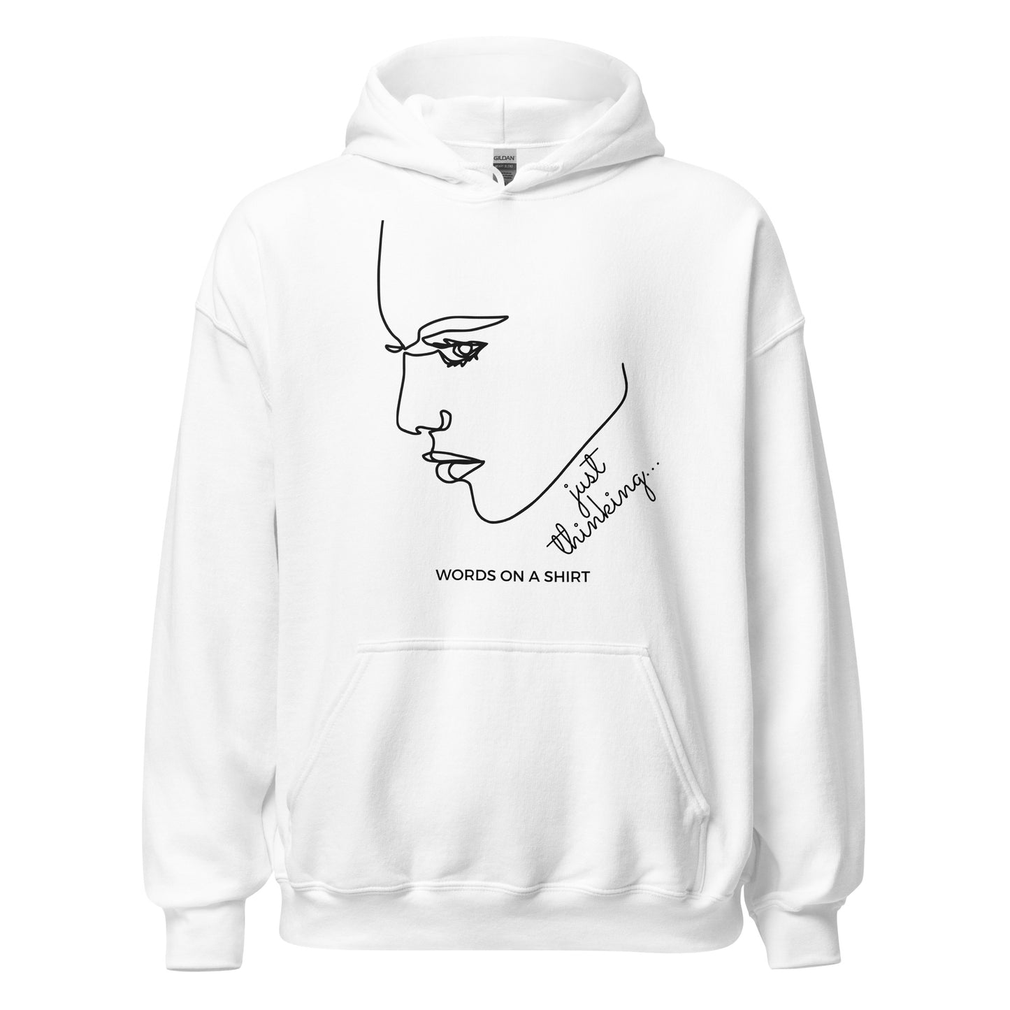 For cooler evenings, choose a soft, smooth, and stylish hoodie that will become your cozy go-to. Just Thinking, the perfect choice for everyone seeking ultimate comfort and style.