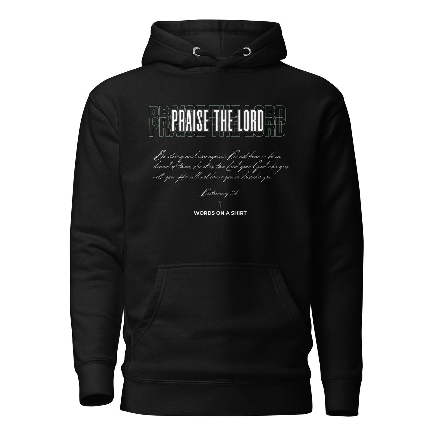 Get ready to slay in style with this high-quality cotton hoodie! Equipped with a comfortable fitted hood, matching drawstrings, and a convenient front pocket, it's the perfect upgrade for your wardrobe. Plus, with its premium quality, you'll be ready to praise the lord in style!