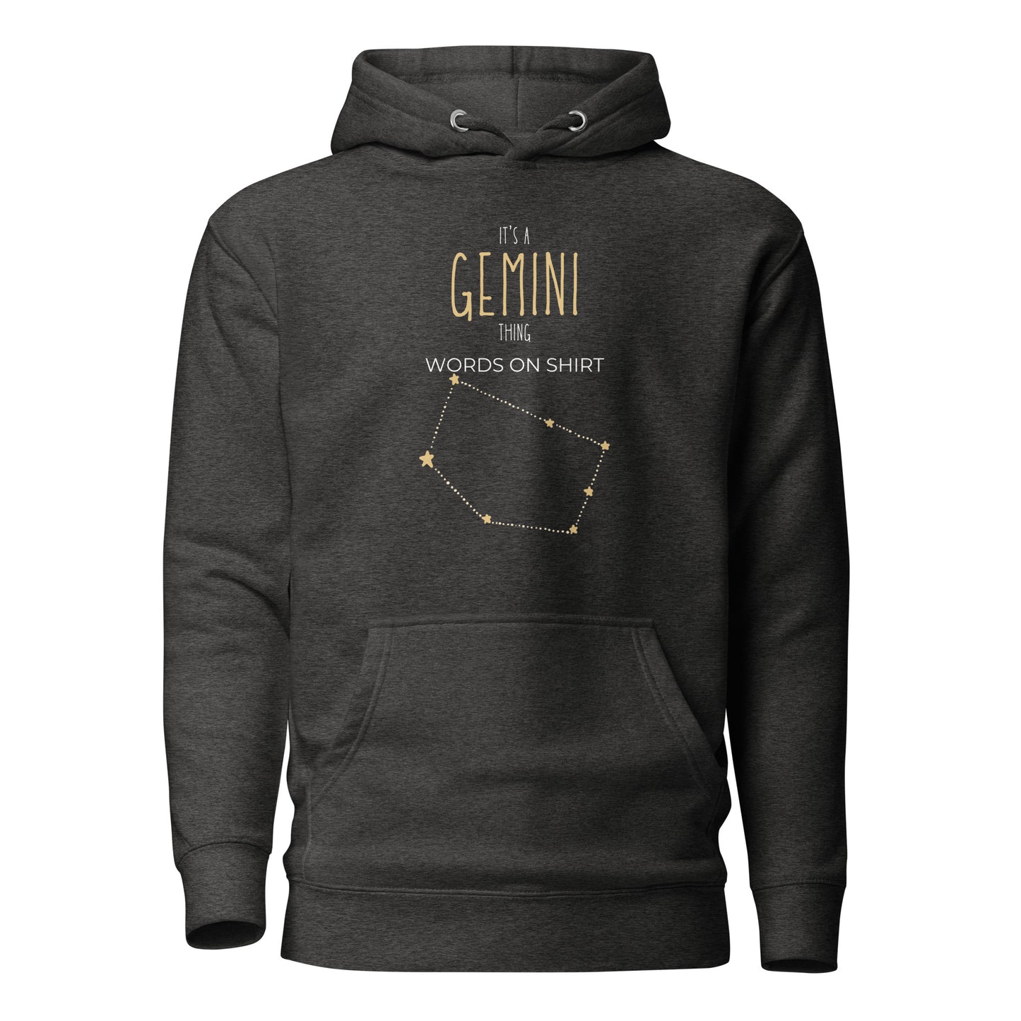 Did you know that this hoodie is the softest thing you'll ever own? And it's also got a super cool design! You won't want to miss out on this classic streetwear piece with a handy pouch pocket and cozy hood for those chilly nights. It's perfect for Geminis, and we promise it'll be your new favorite.