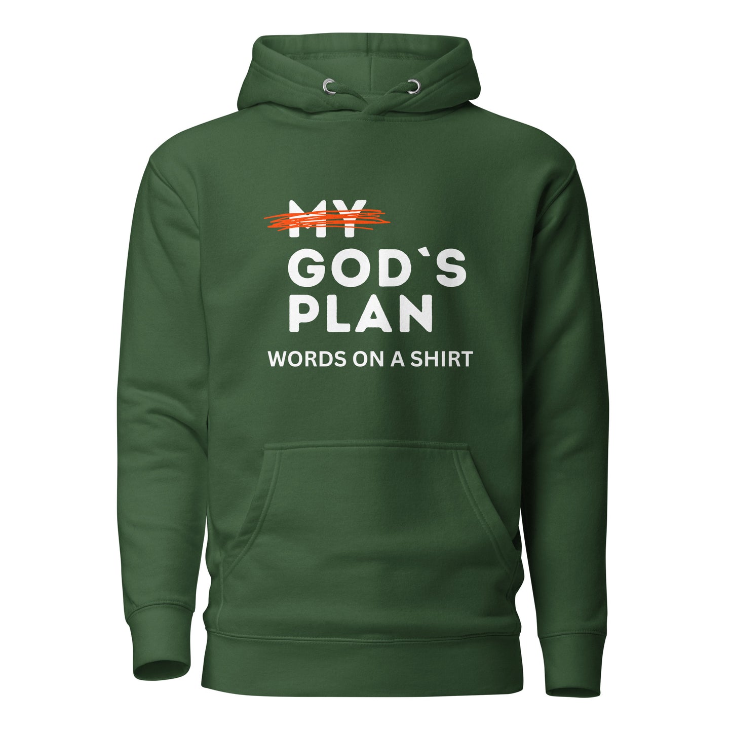 Feeling fierce? This premium hoodie boasts soft cotton, a snug hood, drawstrings, and a handy front pocket. Elevate your style with the ultimate cozy and stylish God's Plan hoodie.