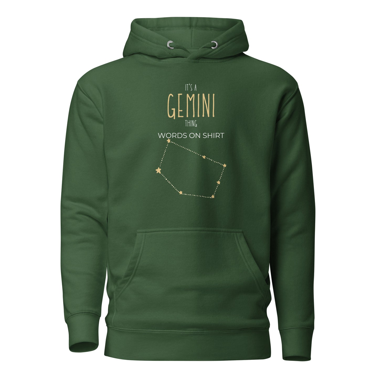 Did you know that this hoodie is the softest thing you'll ever own? And it's also got a super cool design! You won't want to miss out on this classic streetwear piece with a handy pouch pocket and cozy hood for those chilly nights. It's perfect for Geminis, and we promise it'll be your new favorite.