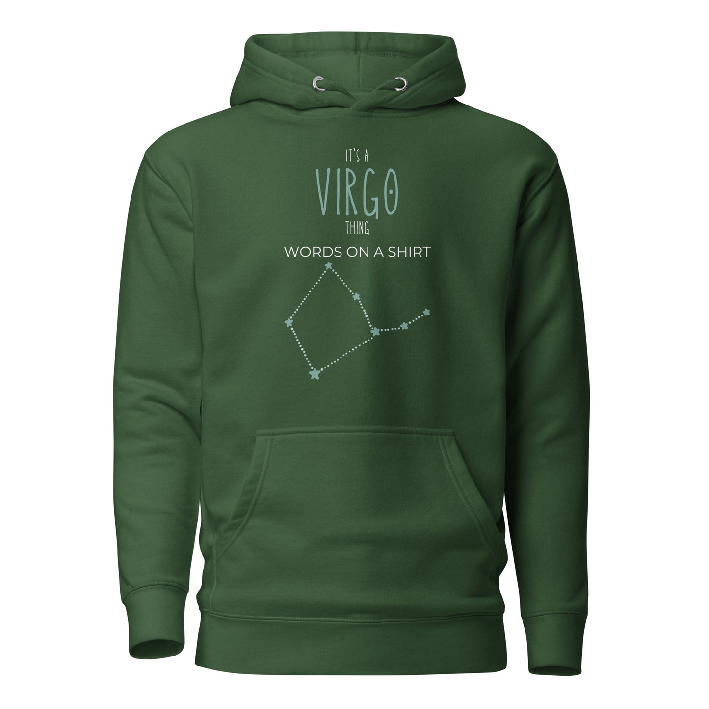 Upgrade your style with this awesome premium hoodie! Made with high-quality cotton and a comfy hood, complete with matching drawstrings and front pocket. Perfect for those born under the sign of Virgo!