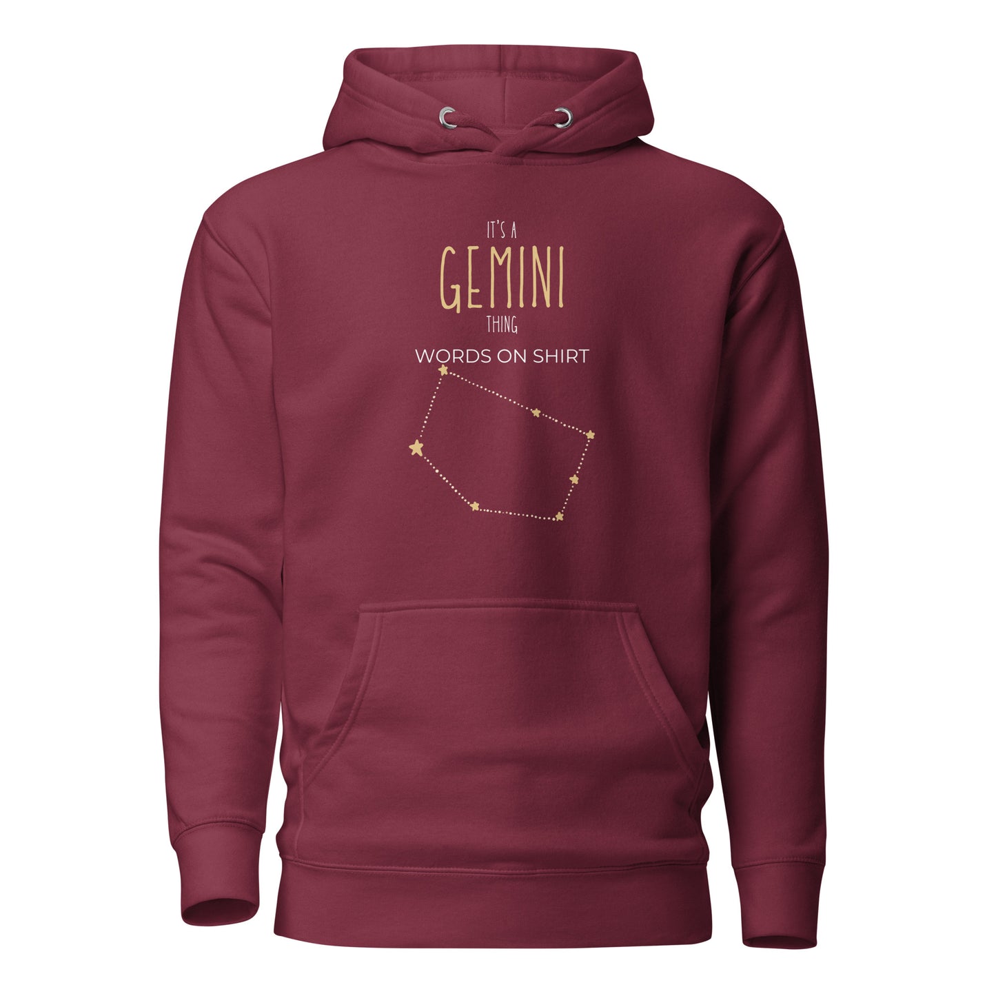 Did you know that this hoodie is the softest thing you'll ever own? And it's also got a super cool design! You won't want to miss out on this classic streetwear piece with a handy pouch pocket and cozy hood for those chilly nights. It's perfect for Geminis, and we promise it'll be your new favorite.