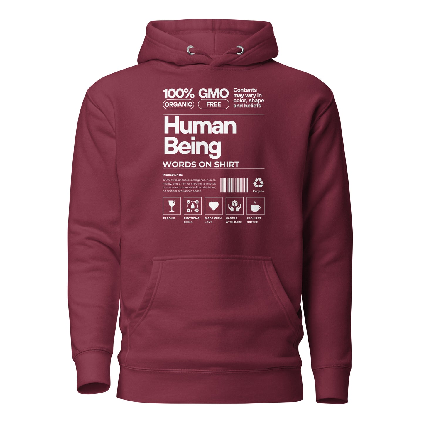 Are you ready to dominate? Experience luxurious cotton, a snug hood, drawstrings that match, and a front pocket. Elevate your style with this incredible, top-tier hoodie. Made for humans, by humans.