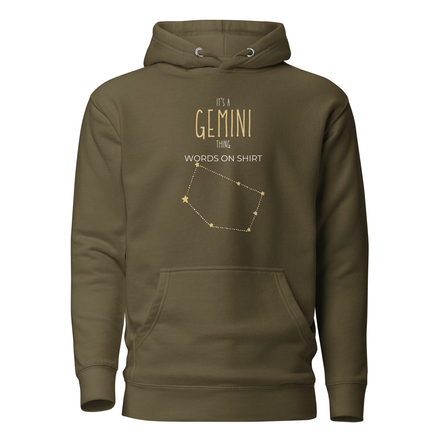 Did you know that this hoodie is the softest thing you'll ever own? And it's also got a super cool design! You won't want to miss out on this classic streetwear piece with a handy pouch pocket and cozy hood for those chilly nights. It's perfect for Geminis, and we promise it'll be your new favorite.