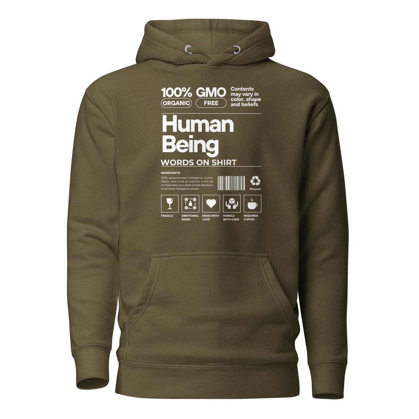 Are you ready to dominate? Experience luxurious cotton, a snug hood, drawstrings that match, and a front pocket. Elevate your style with this incredible, top-tier hoodie. Made for humans, by humans.