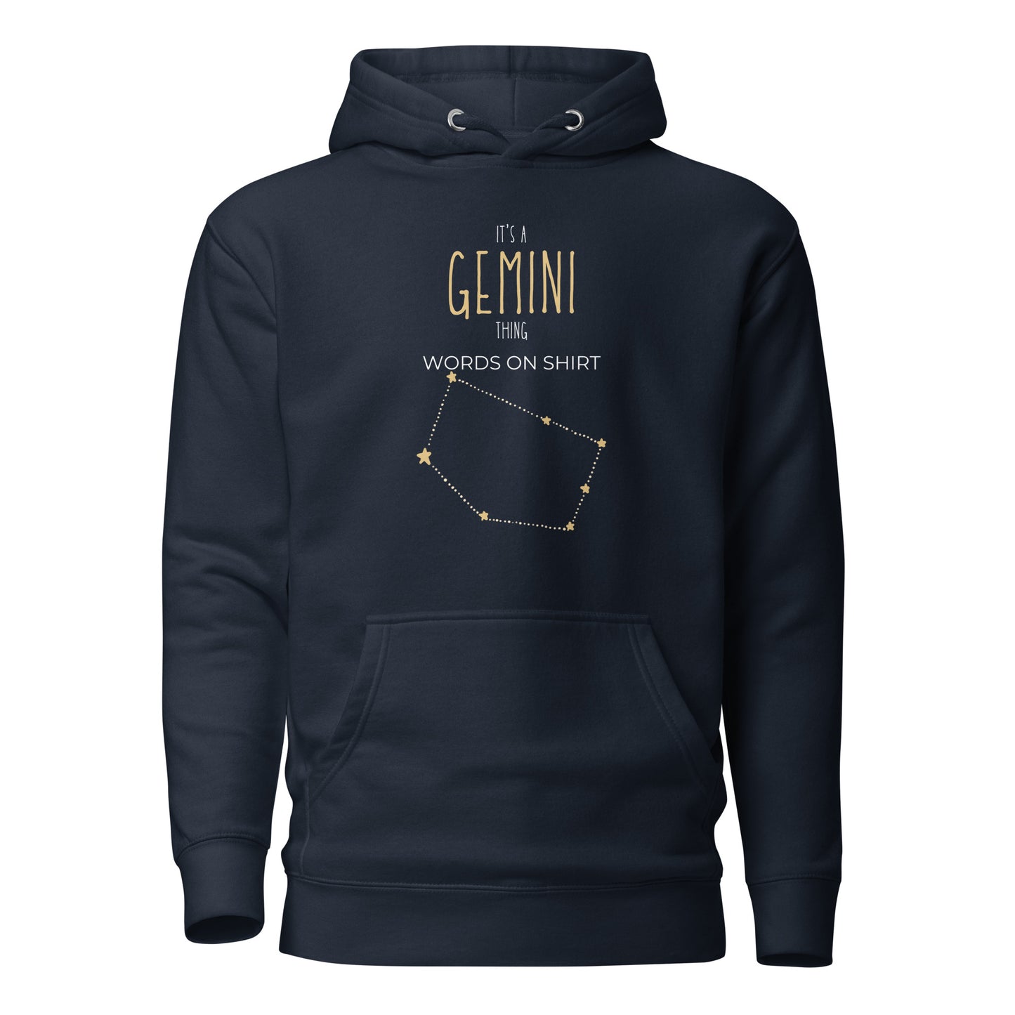 Did you know that this hoodie is the softest thing you'll ever own? And it's also got a super cool design! You won't want to miss out on this classic streetwear piece with a handy pouch pocket and cozy hood for those chilly nights. It's perfect for Geminis, and we promise it'll be your new favorite.
