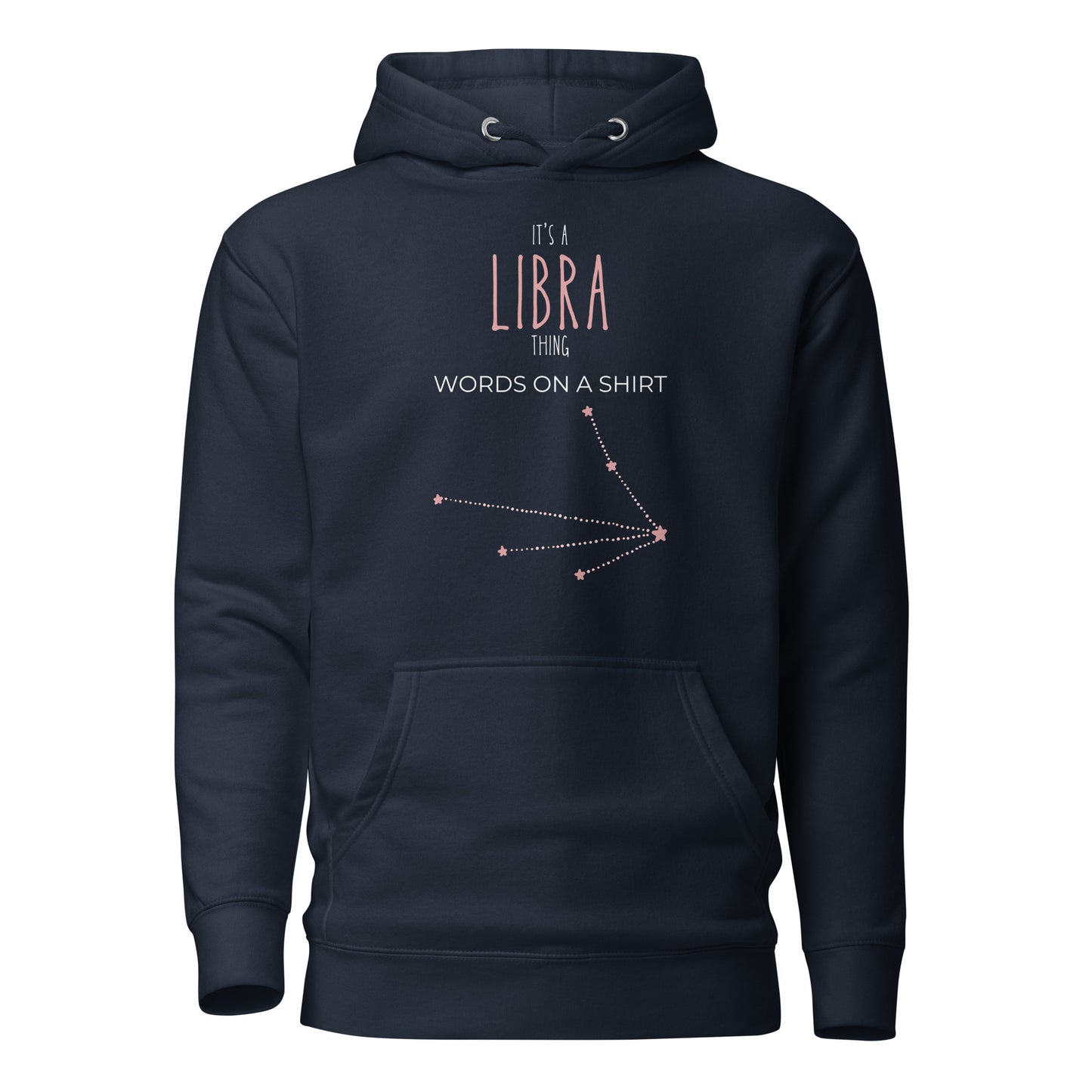 Ready to dominate? This premium hoodie boasts soft cotton, a snug-fitting hood, drawstrings, and a convenient front pocket. Level up your style with this epic Libra hoodie.