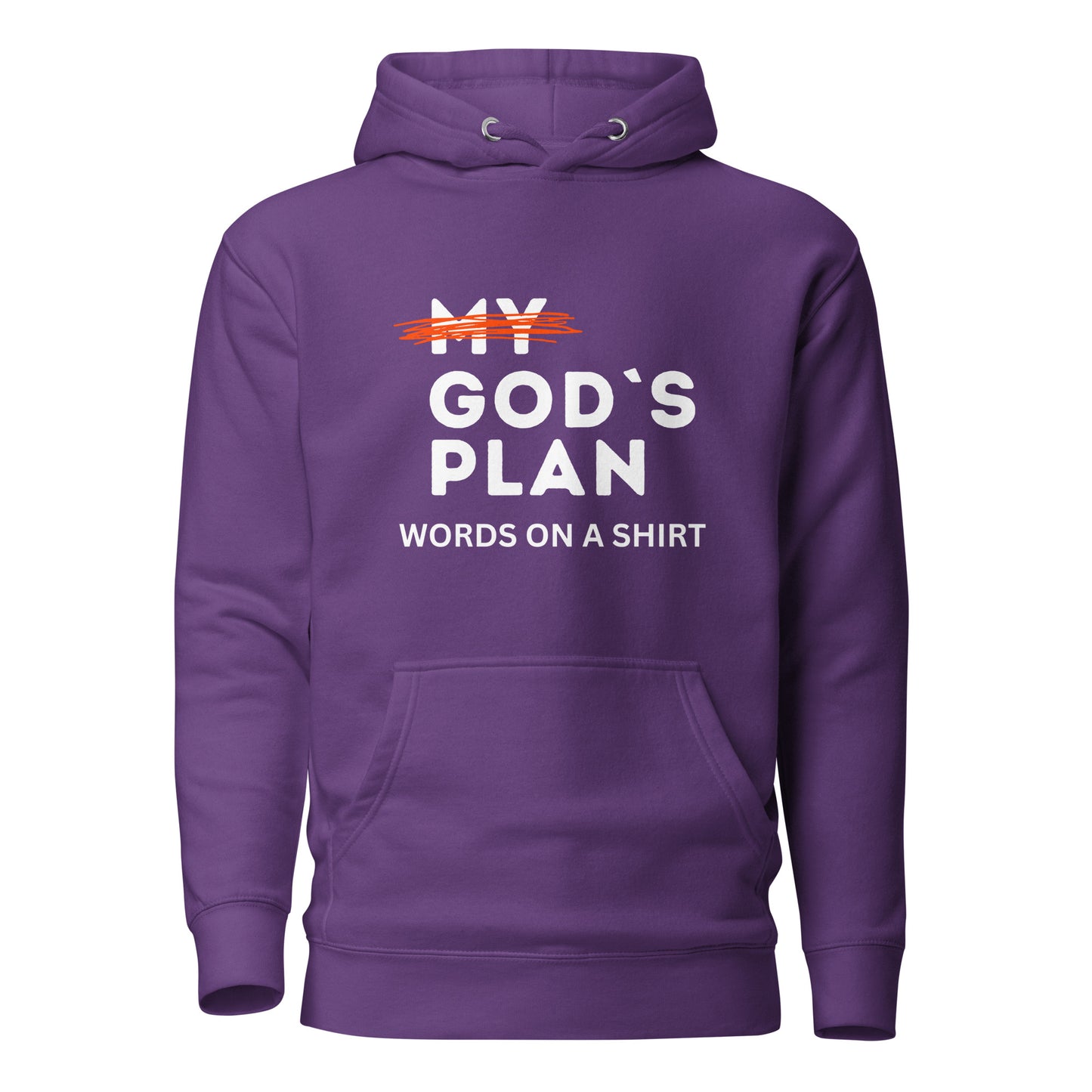 Feeling fierce? This premium hoodie boasts soft cotton, a snug hood, drawstrings, and a handy front pocket. Elevate your style with the ultimate cozy and stylish God's Plan hoodie.