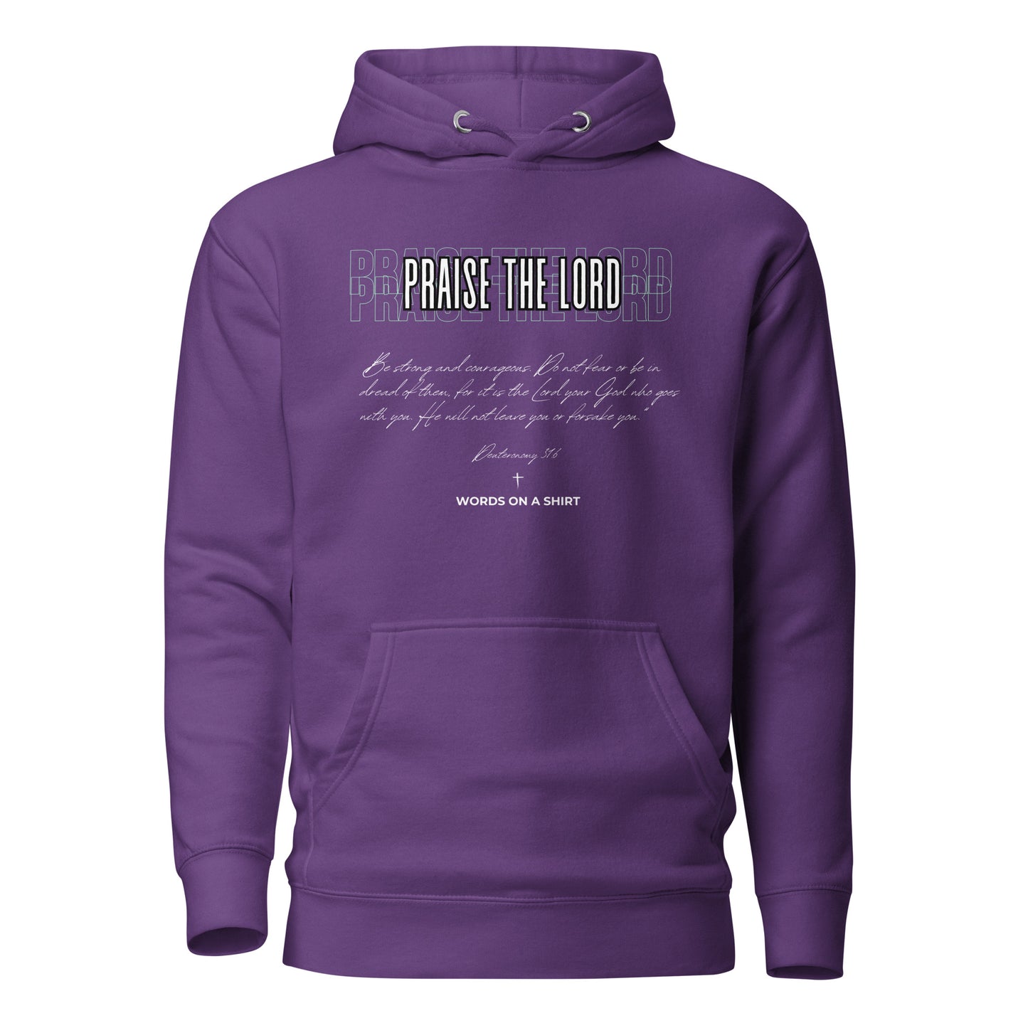 Get ready to slay in style with this high-quality cotton hoodie! Equipped with a comfortable fitted hood, matching drawstrings, and a convenient front pocket, it's the perfect upgrade for your wardrobe. Plus, with its premium quality, you'll be ready to praise the lord in style!