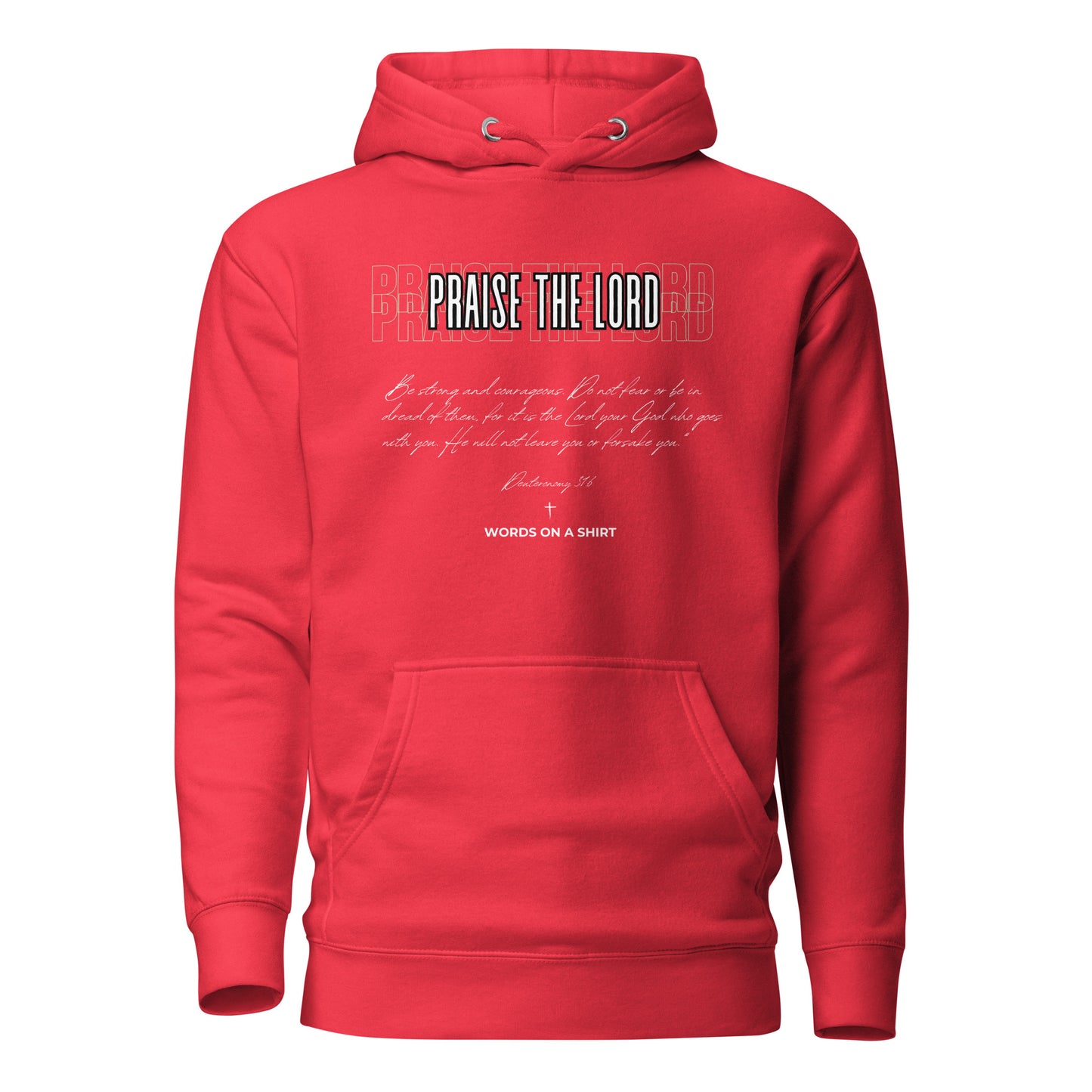 Get ready to slay in style with this high-quality cotton hoodie! Equipped with a comfortable fitted hood, matching drawstrings, and a convenient front pocket, it's the perfect upgrade for your wardrobe. Plus, with its premium quality, you'll be ready to praise the lord in style!