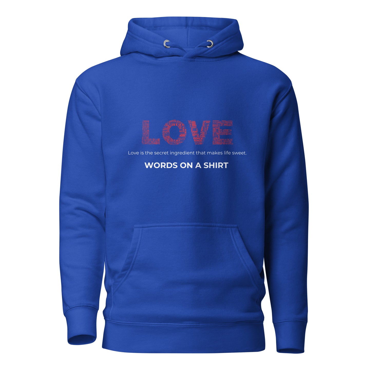 Discover the ultimate in comfort with this unisex hoodie adorned with a unique design. Embrace classic street fashion and cozy up with a convenient pouch pocket and warm hood for those chilly nights. Show your love for fashion and comfort with this must-have piece!