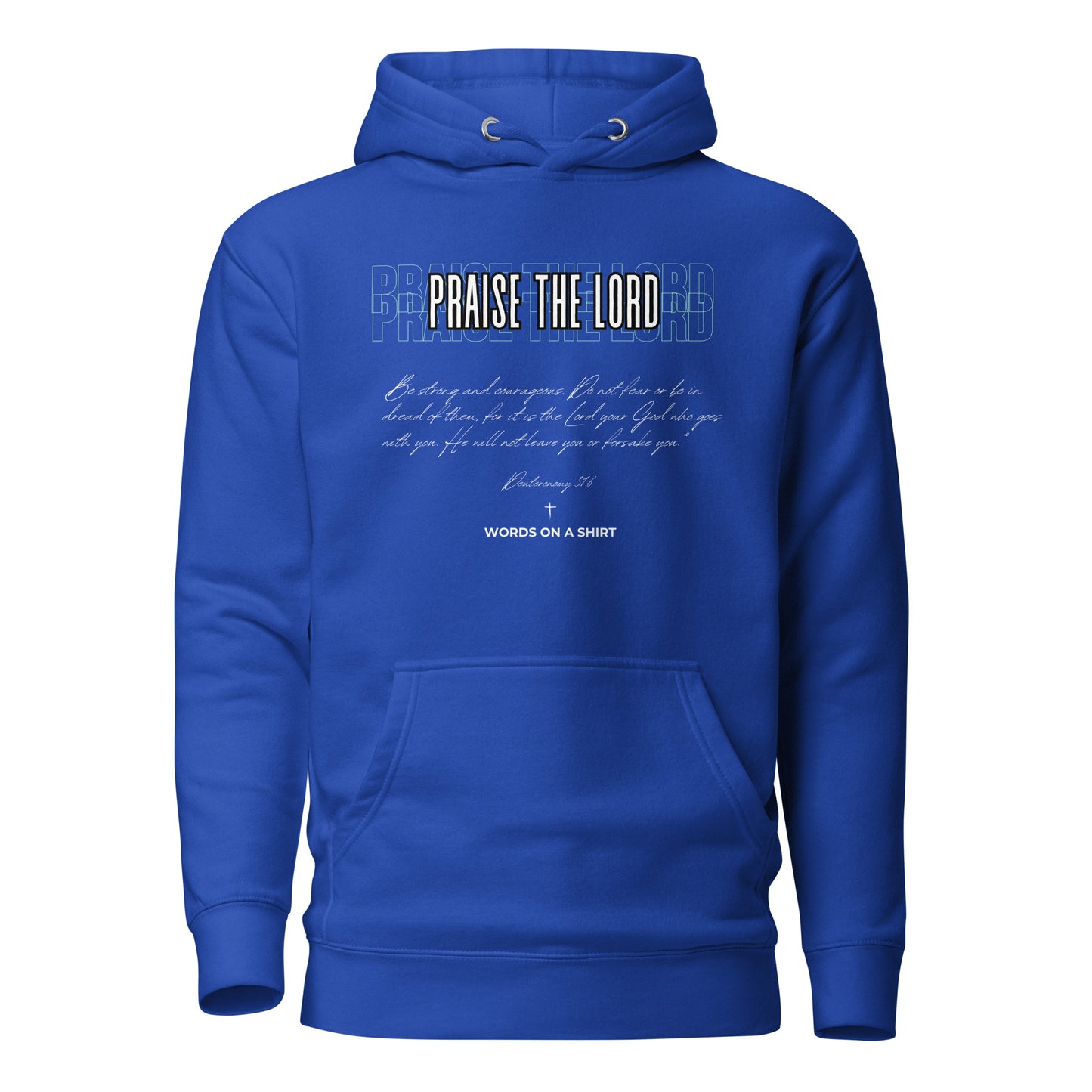 Get ready to slay in style with this high-quality cotton hoodie! Equipped with a comfortable fitted hood, matching drawstrings, and a convenient front pocket, it's the perfect upgrade for your wardrobe. Plus, with its premium quality, you'll be ready to praise the lord in style!