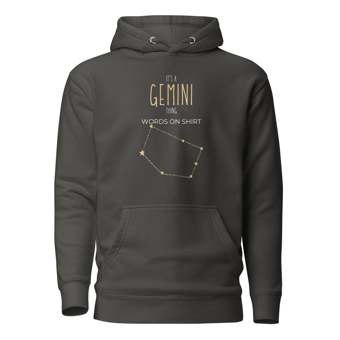 Did you know that this hoodie is the softest thing you'll ever own? And it's also got a super cool design! You won't want to miss out on this classic streetwear piece with a handy pouch pocket and cozy hood for those chilly nights. It's perfect for Geminis, and we promise it'll be your new favorite.