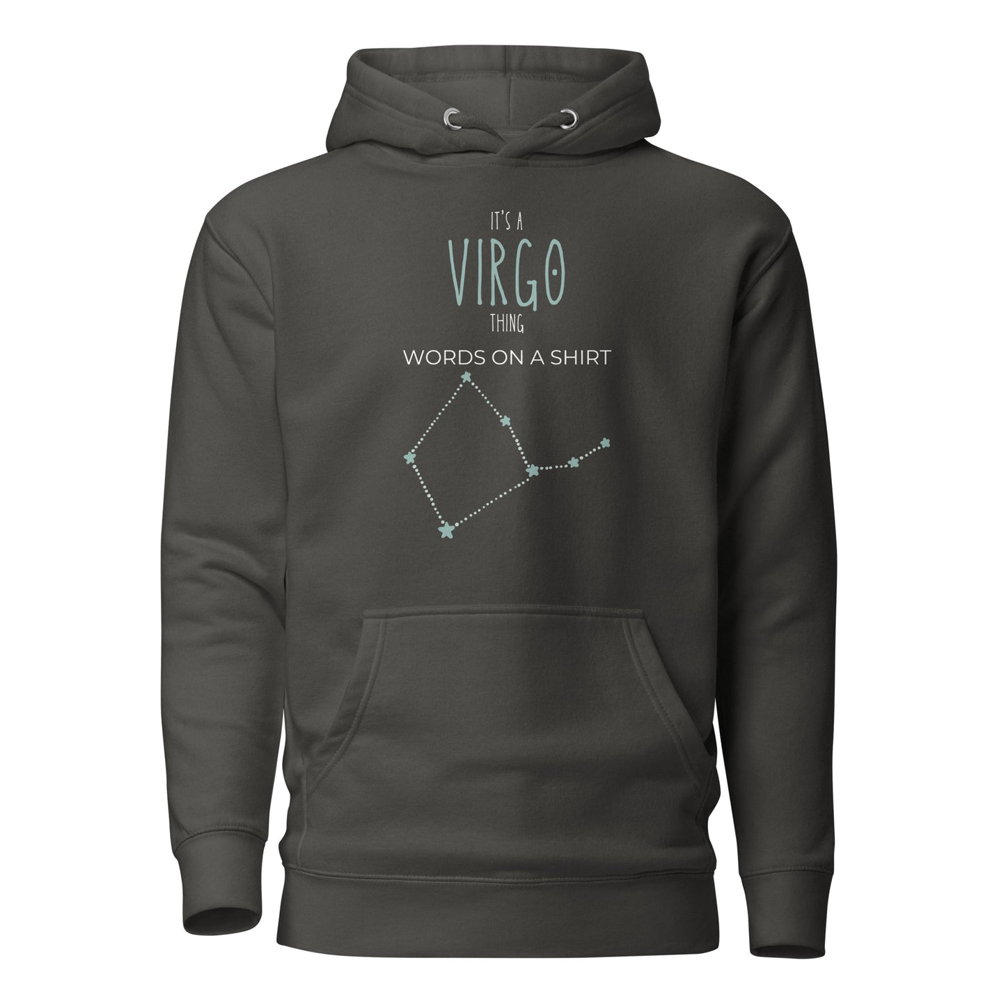 Upgrade your style with this awesome premium hoodie! Made with high-quality cotton and a comfy hood, complete with matching drawstrings and front pocket. Perfect for those born under the sign of Virgo!