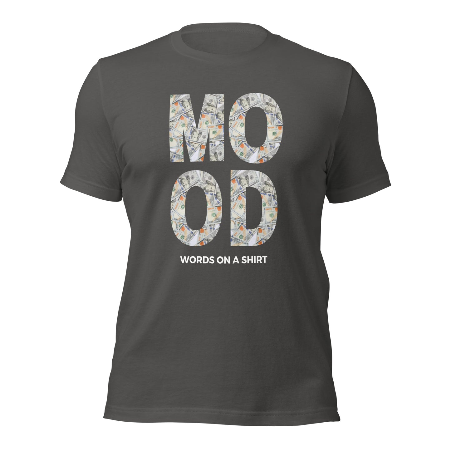 Get ready to flaunt your "money mood" with our Unisex T-Shirt! Soft, lightweight, and stretchy, it's everything you've dreamed of and more. Comfortable, flattering, and fun - perfect for showing off your playful side.