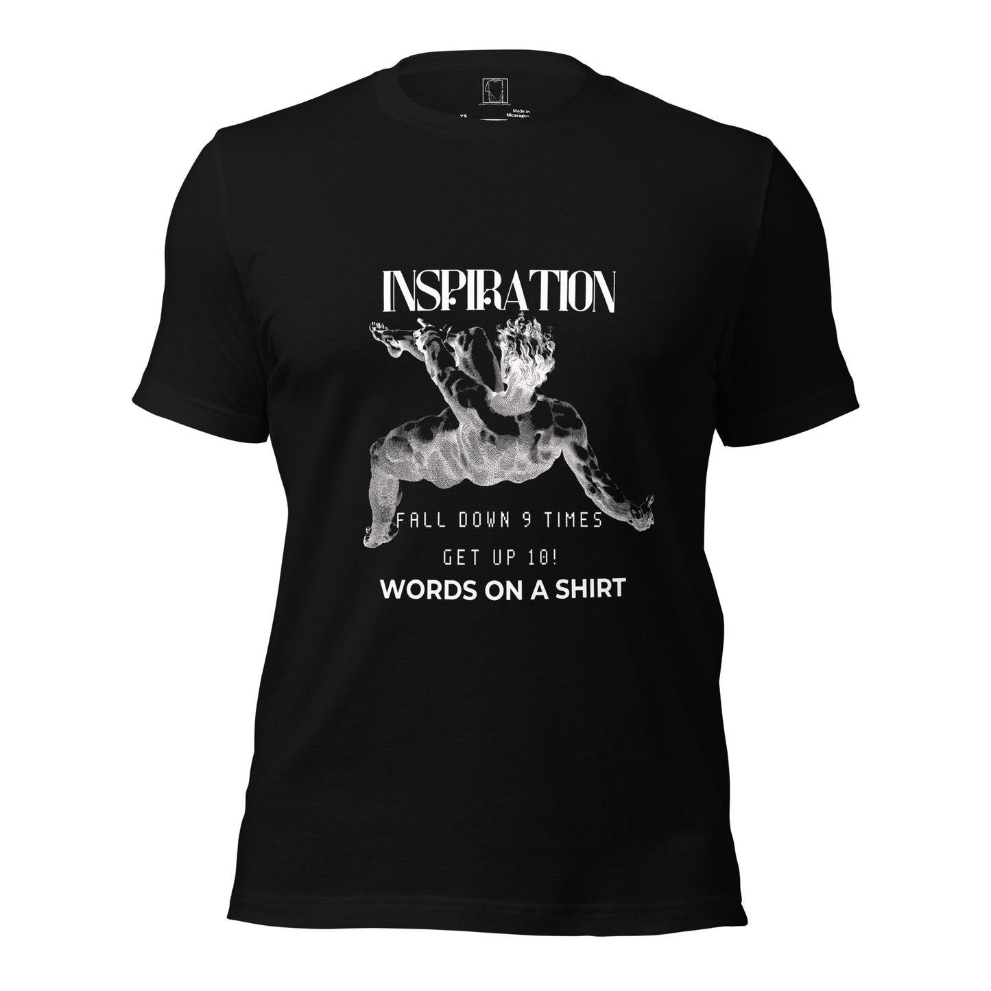 Unisex T-Shirt-Fall Down 9 Times