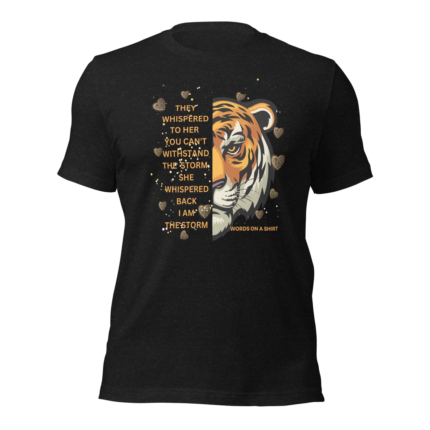 We’re gonna make you an offer you can’t refuse: the best 100% cotton tee you’ve ever tried. Pre-shrunk fabric? Check. Side-seamed construction? Check. Best fit ever? Double check. I Am The Storm