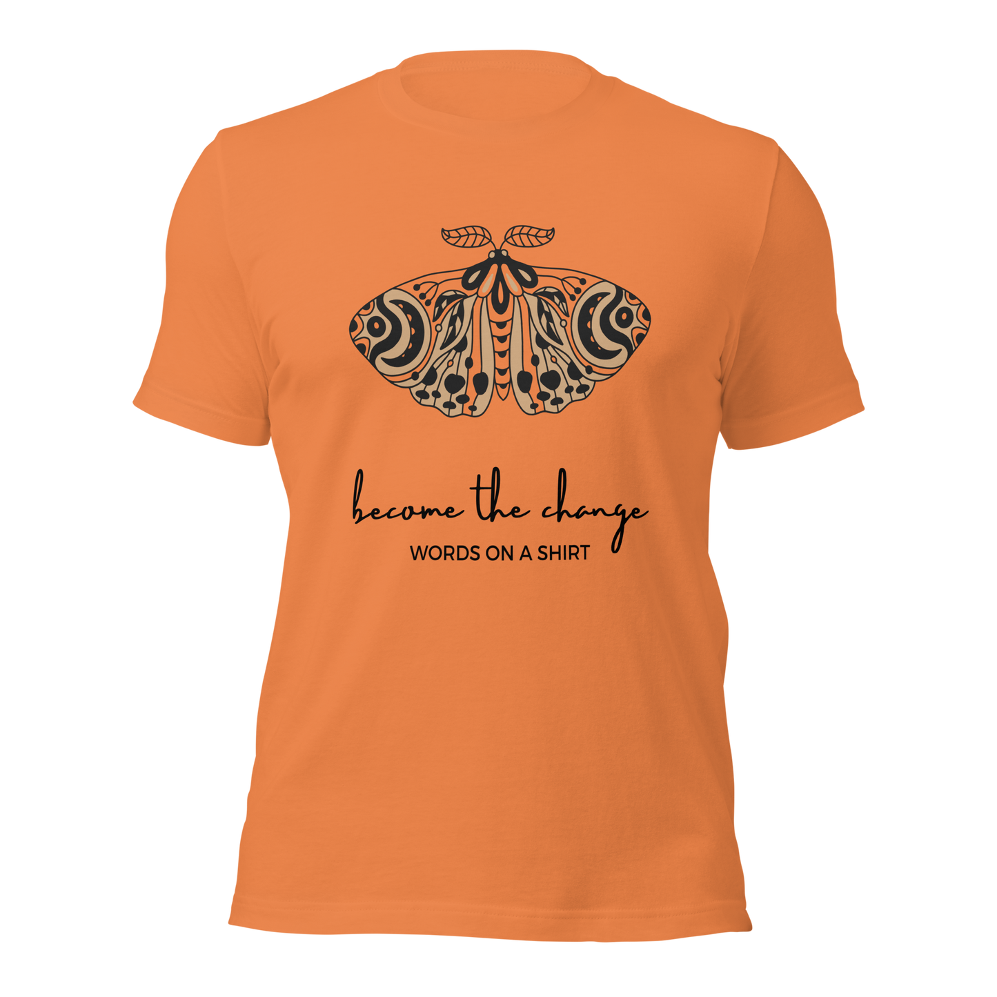 T-shirts galore, but this one's a real keeper. Soft, airy, with just the right amount of give. What else do we need to say? You'll find it in our "Become The Change" collection.