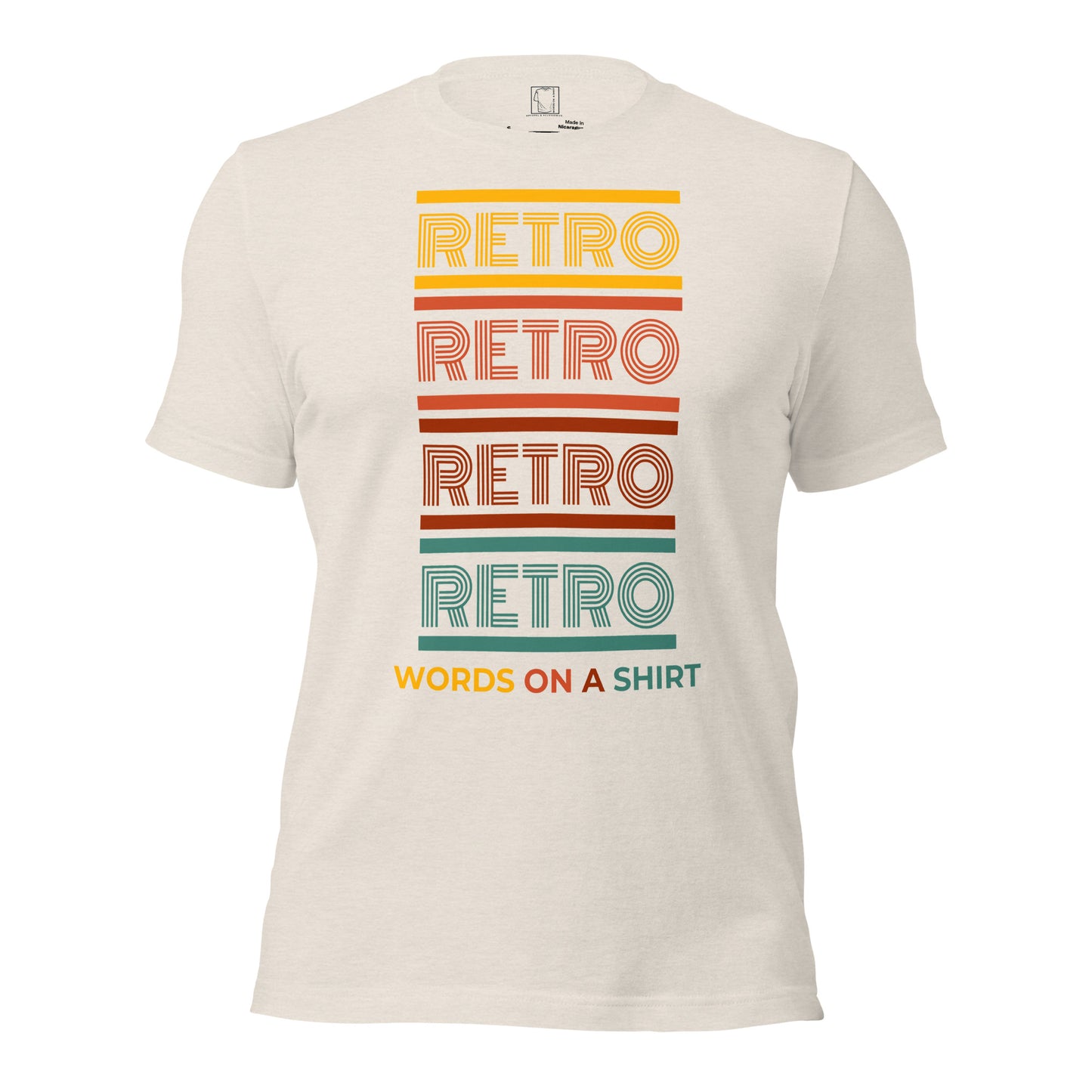You can't say no to our offer: the ultimate 100% cotton t-shirt. Pre-shrunk material? Got it. Side-seamed design? Got it. Perfect fit? Double got it. Our retro-inspired style adds a touch of old-time charm.