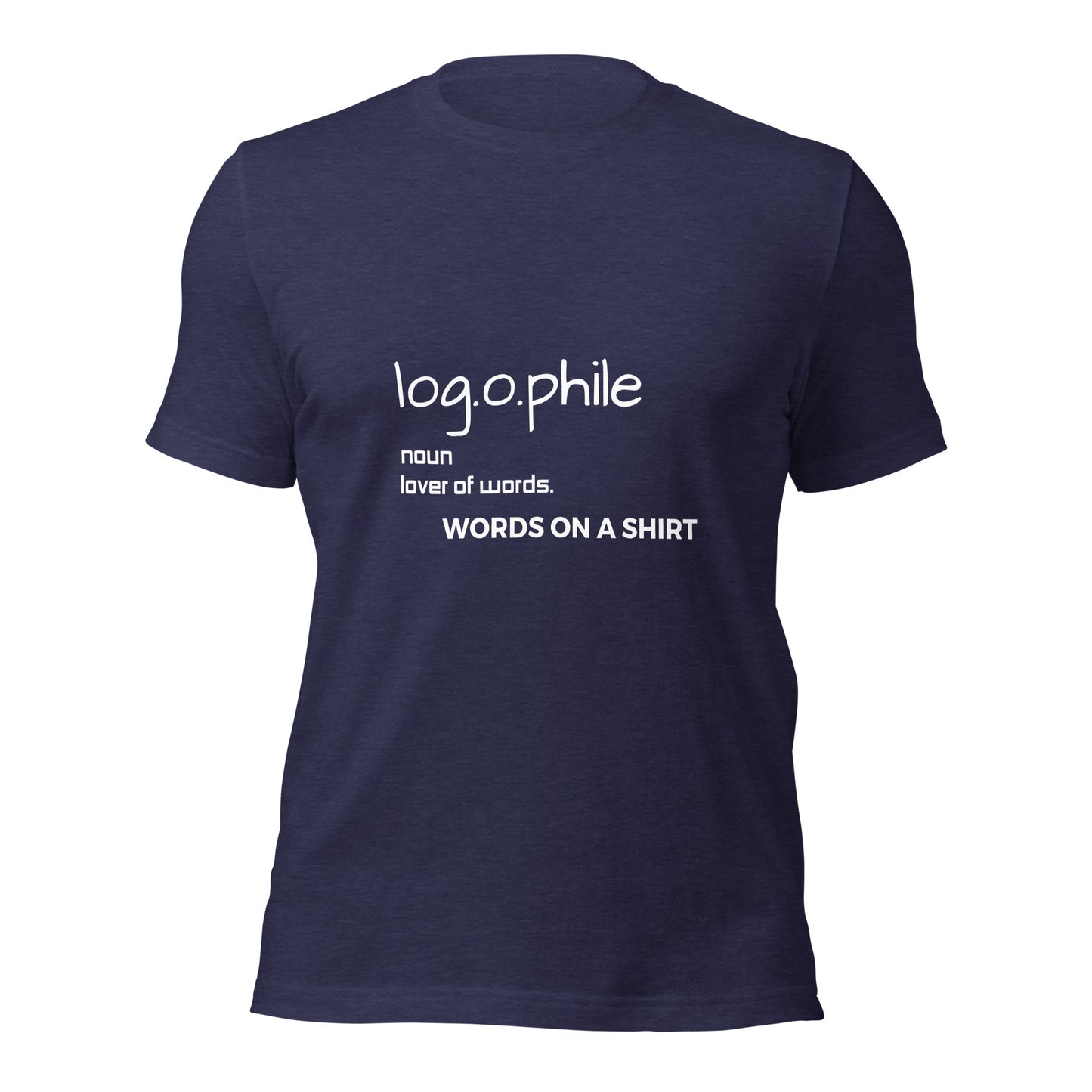 We’re gonna make you an offer you can’t refuse: the best 100% cotton tee you’ve ever tried. Pre-shrunk fabric? Check. Side-seamed construction? Check. Best fit ever? Double check. Logophile Defined