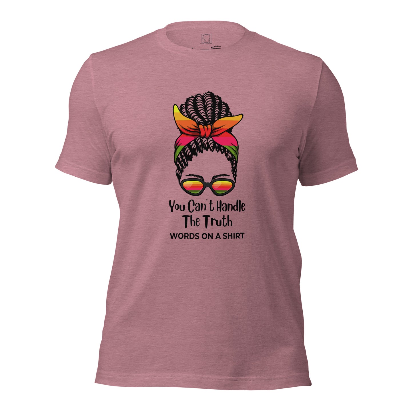 Who needs the truth when you have this tee? Made with 100% cotton and pre-shrunk fabric, this unisex t-shirt offers the best fit ever. With side-seamed construction and a famous quote, "You can't handle the truth!" this tee is an unbeatable choice