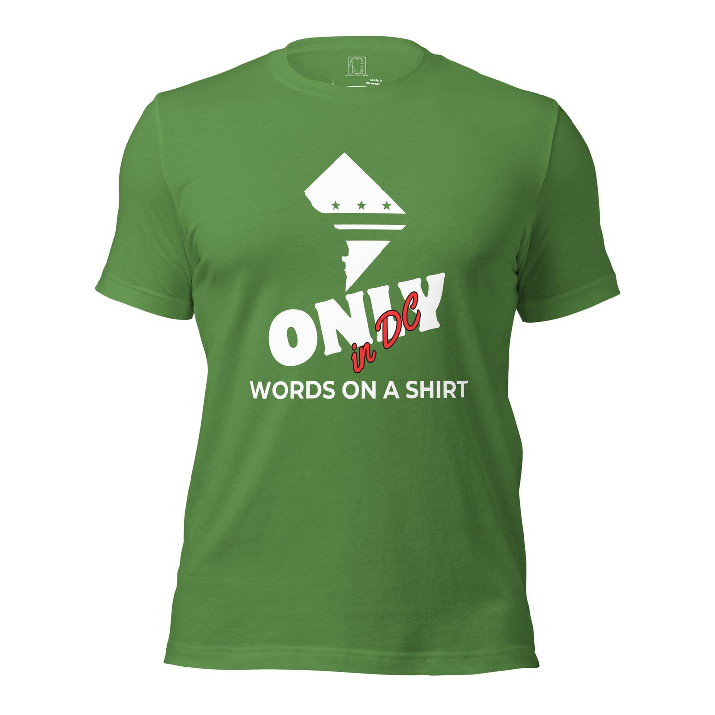 This unisex tee is the real deal - 100% cotton, pre-shrunk fabric and a superior fit. Plus, it's double-checked for side-seamed construction. Don't miss out, Only In DC!